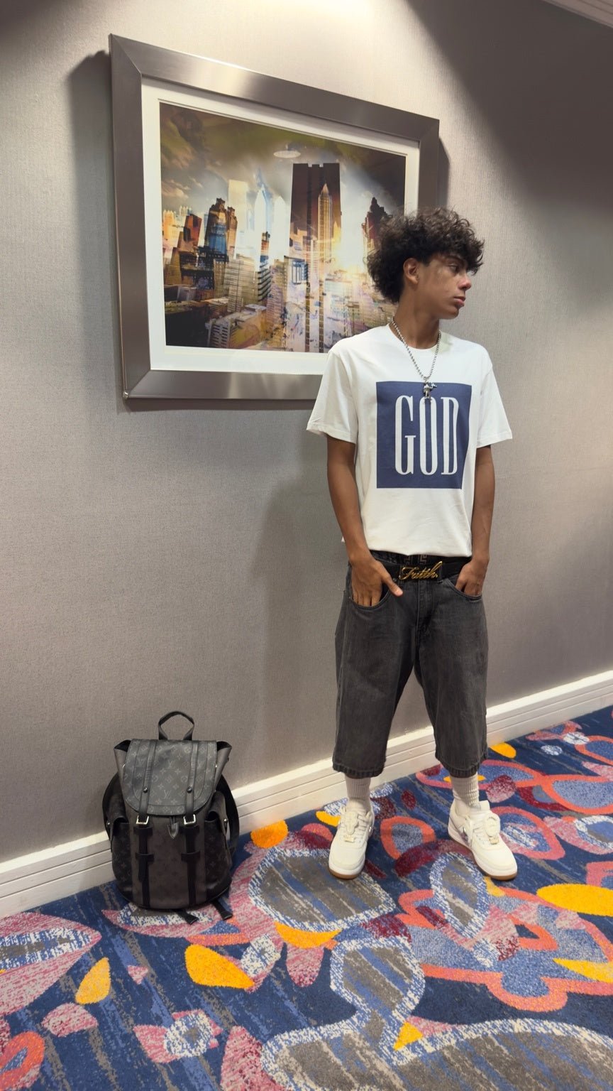 BASE GOD T-SHIRT - Prayers Avenu 