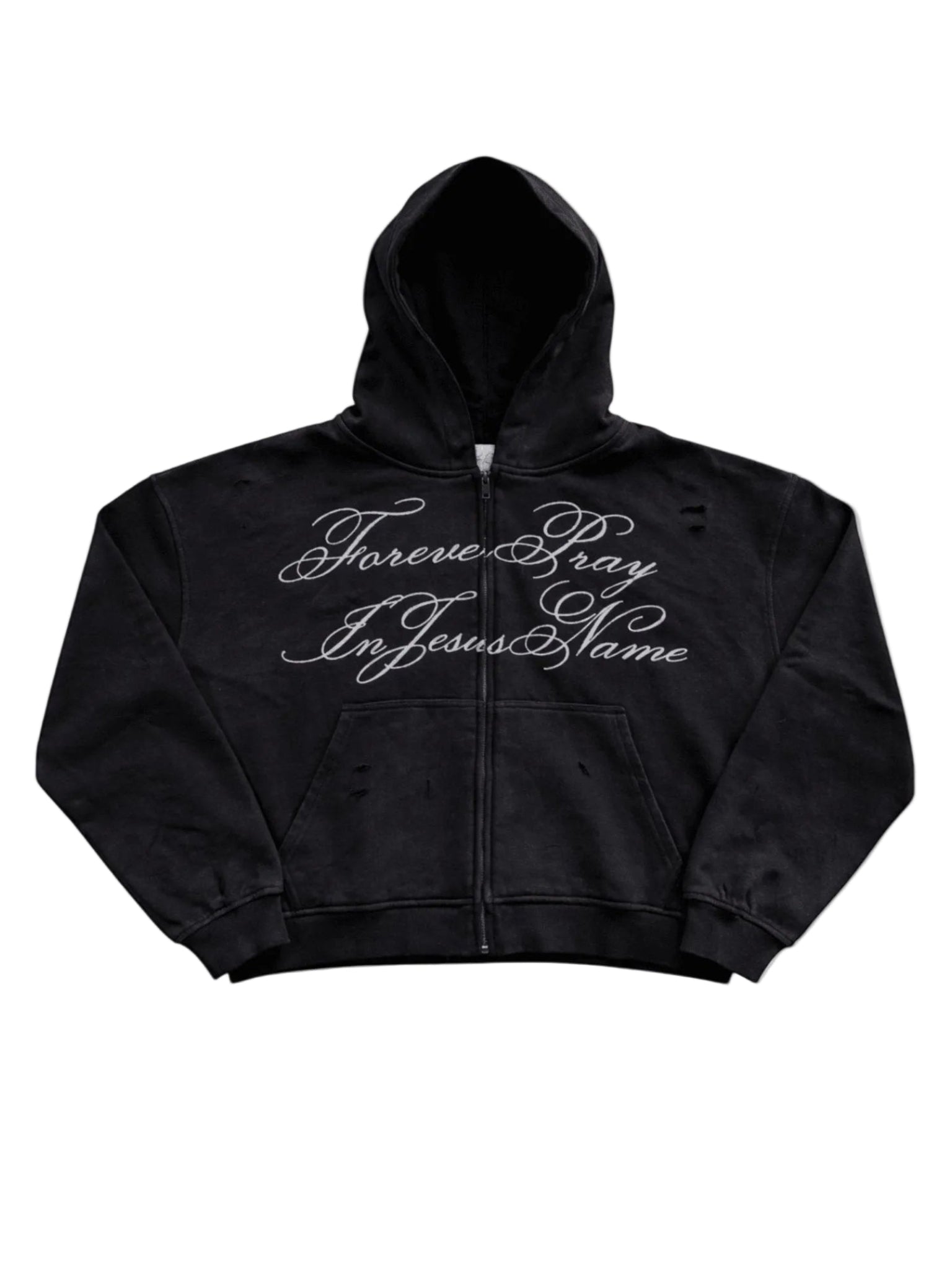 PRAYERS AVENU JESUS ジップパーカー Sサイズ JESUS TIME ZIP UP - JET – Prayers Avenu ​