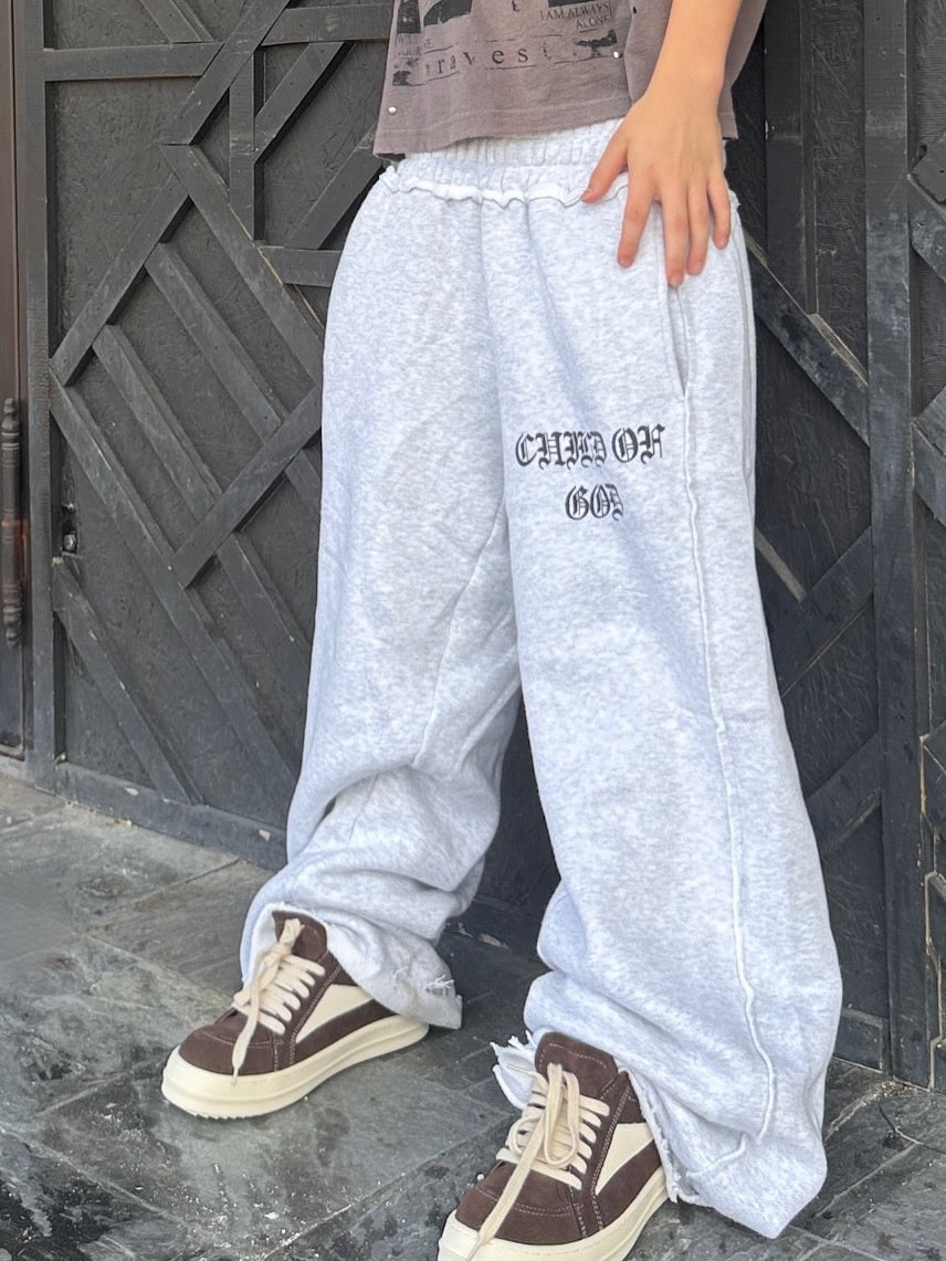 GRACE LAYER BAGGY SWEATPANTS - Prayers Avenu ​