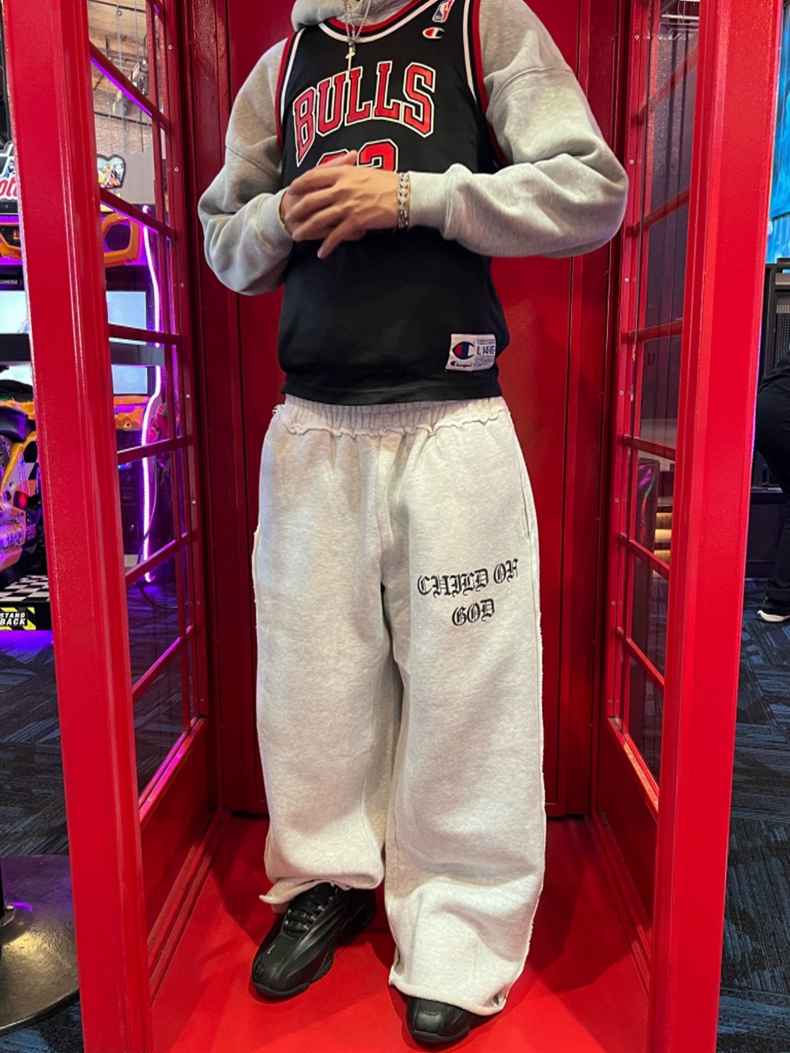 GRACE LAYER BAGGY SWEATPANTS - Prayers Avenu ​