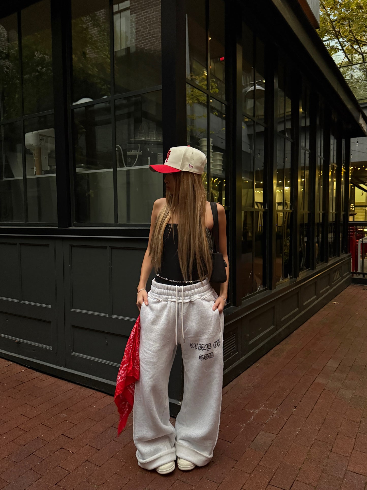 GRACE LAYER BAGGY SWEATPANTS - Prayers Avenu ​