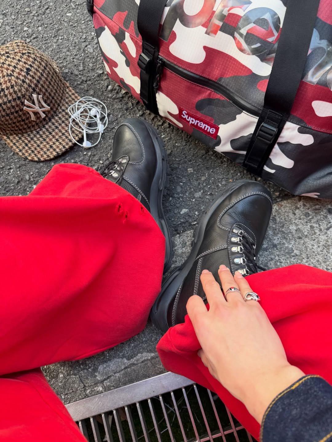 FIRE SPIRIT BAGGY SWEATPANTS - Prayers Avenu ​