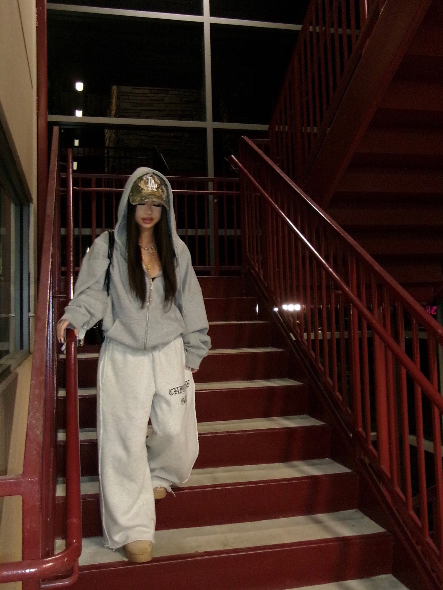 GRACE LAYER BAGGY SWEATPANTS - Prayers Avenu ​