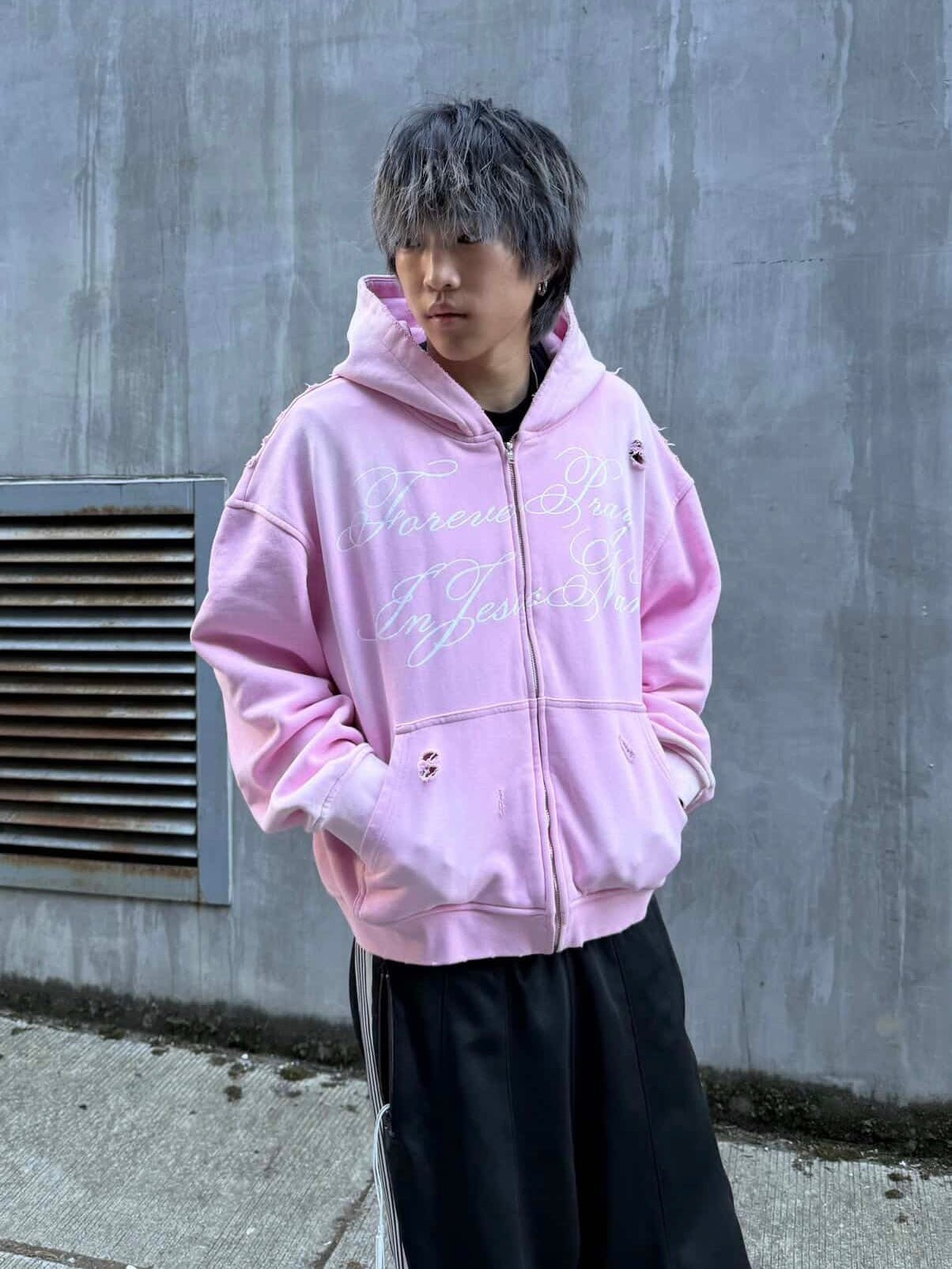 JESUS TIME ZIP UP - BLOSSOM - Prayers Avenu ​