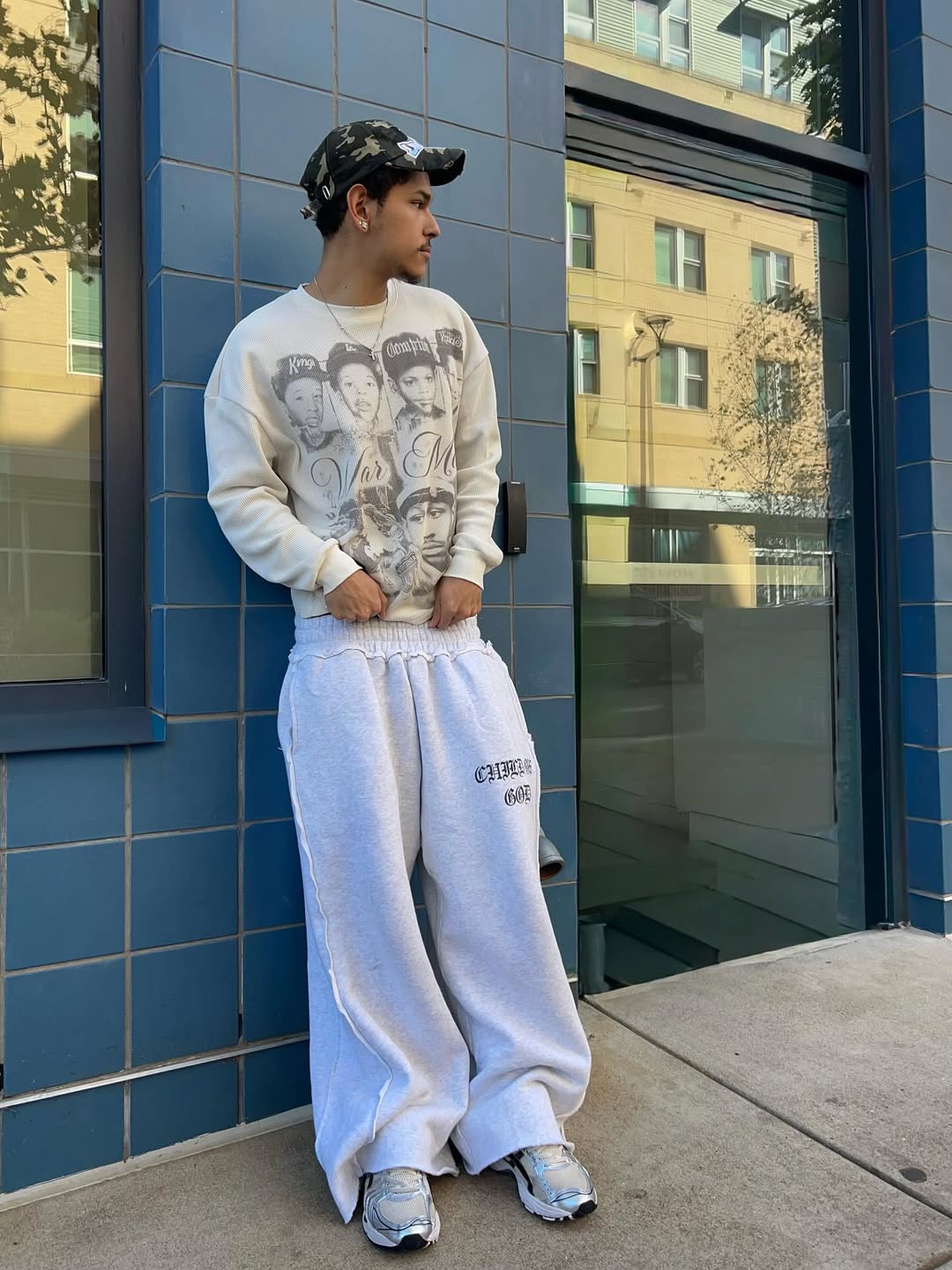 GRACE LAYER BAGGY SWEATPANTS - Prayers Avenu ​