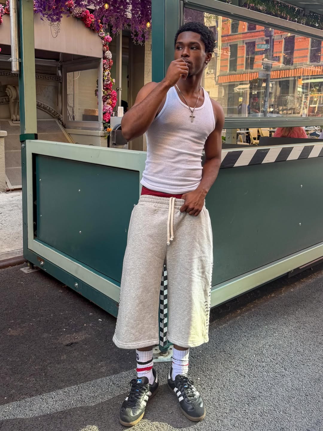 YHWH BAGGY SWEATSHORTS - Prayers Avenu ​