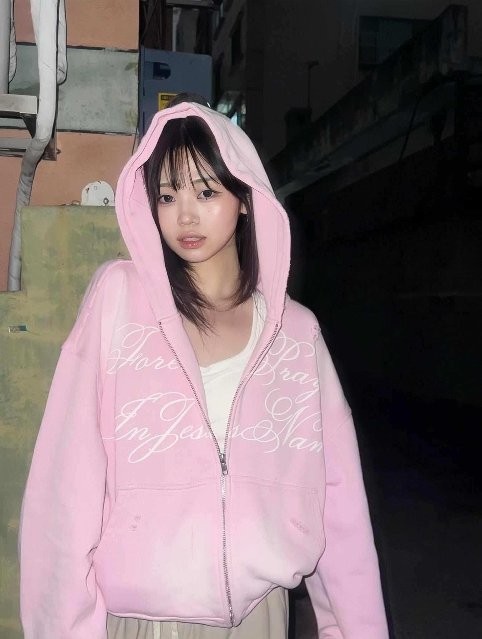 JESUS TIME ZIP UP - BLOSSOM - Prayers Avenu ​