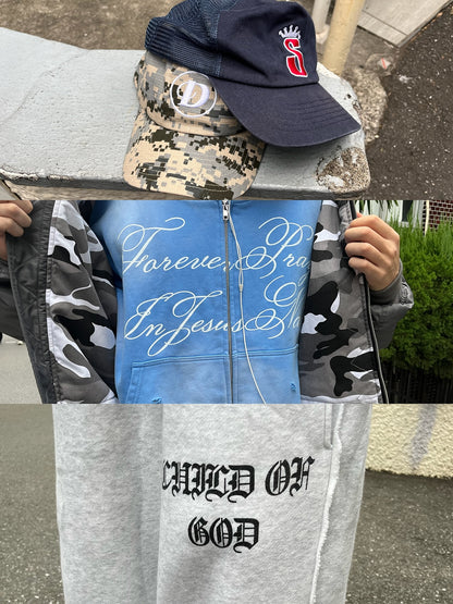 GRACE LAYER BAGGY SWEATPANTS - Prayers Avenu ​