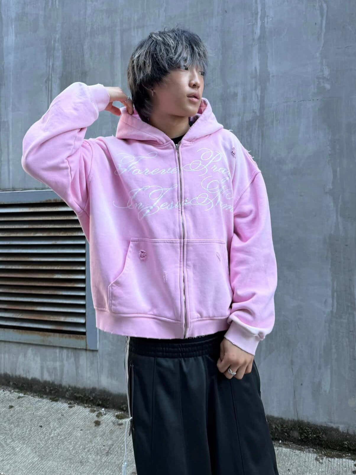 JESUS TIME ZIP UP - BLOSSOM - Prayers Avenu ​