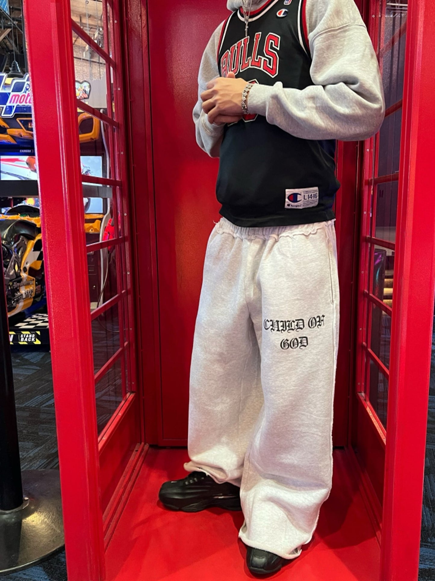 GRACE LAYER BAGGY SWEATPANTS - Prayers Avenu ​