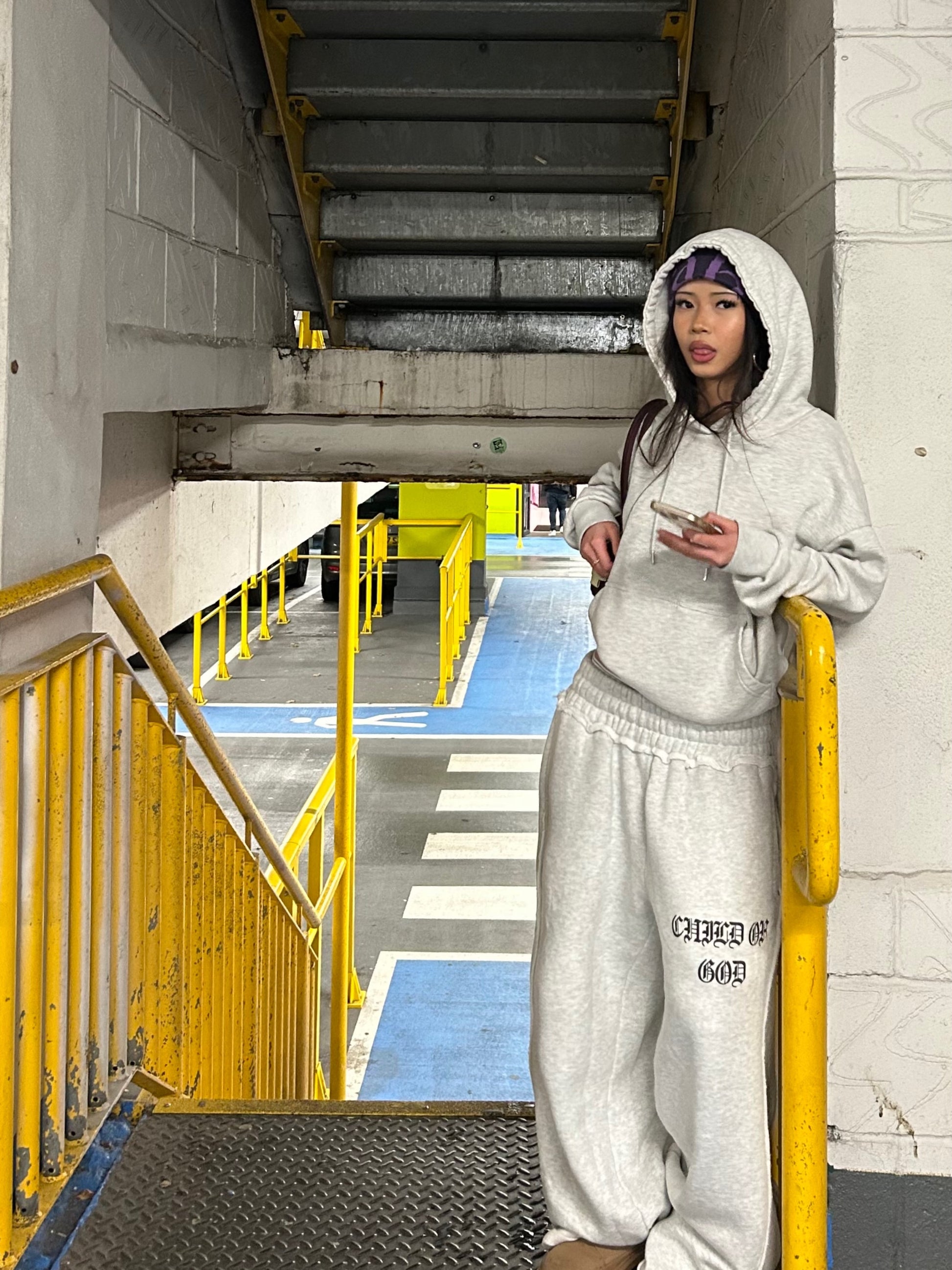 GRACE LAYER BAGGY SWEATPANTS - Prayers Avenu ​