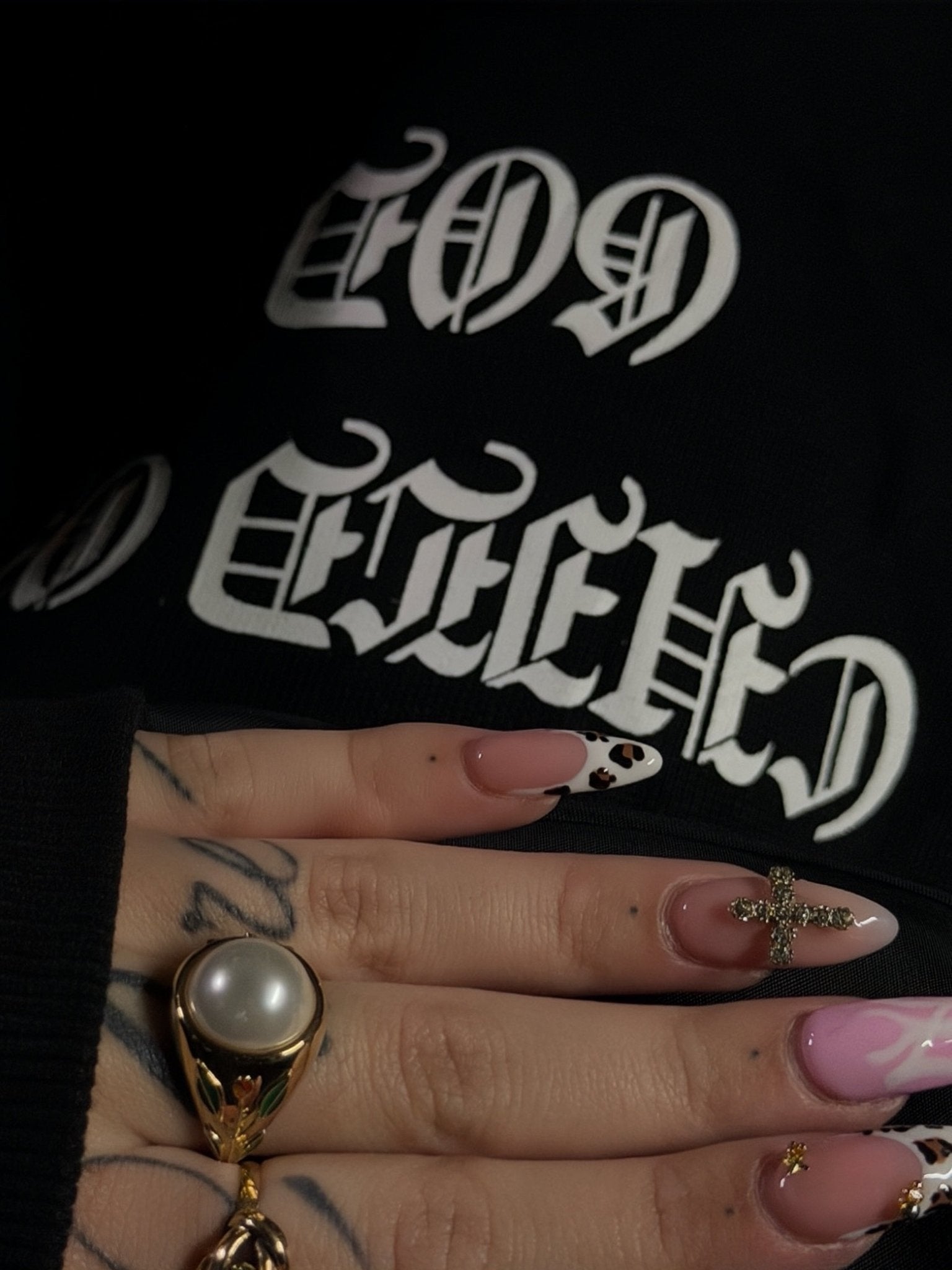 GRACE LAYER BAGGY SWEATPANTS - VOID - Prayers Avenu ​