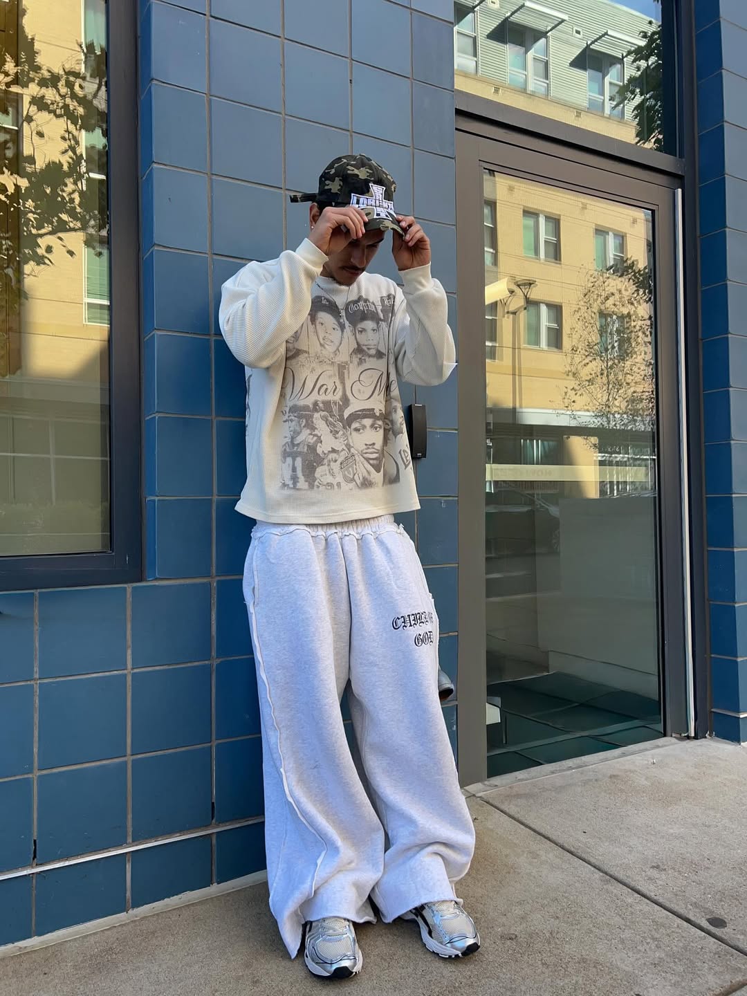 GRACE LAYER BAGGY SWEATPANTS - Prayers Avenu ​