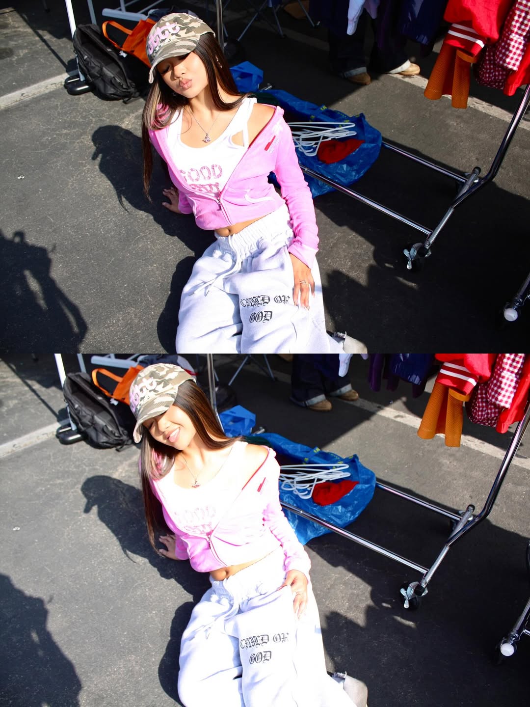 GRACE LAYER BAGGY SWEATPANTS - Prayers Avenu ​