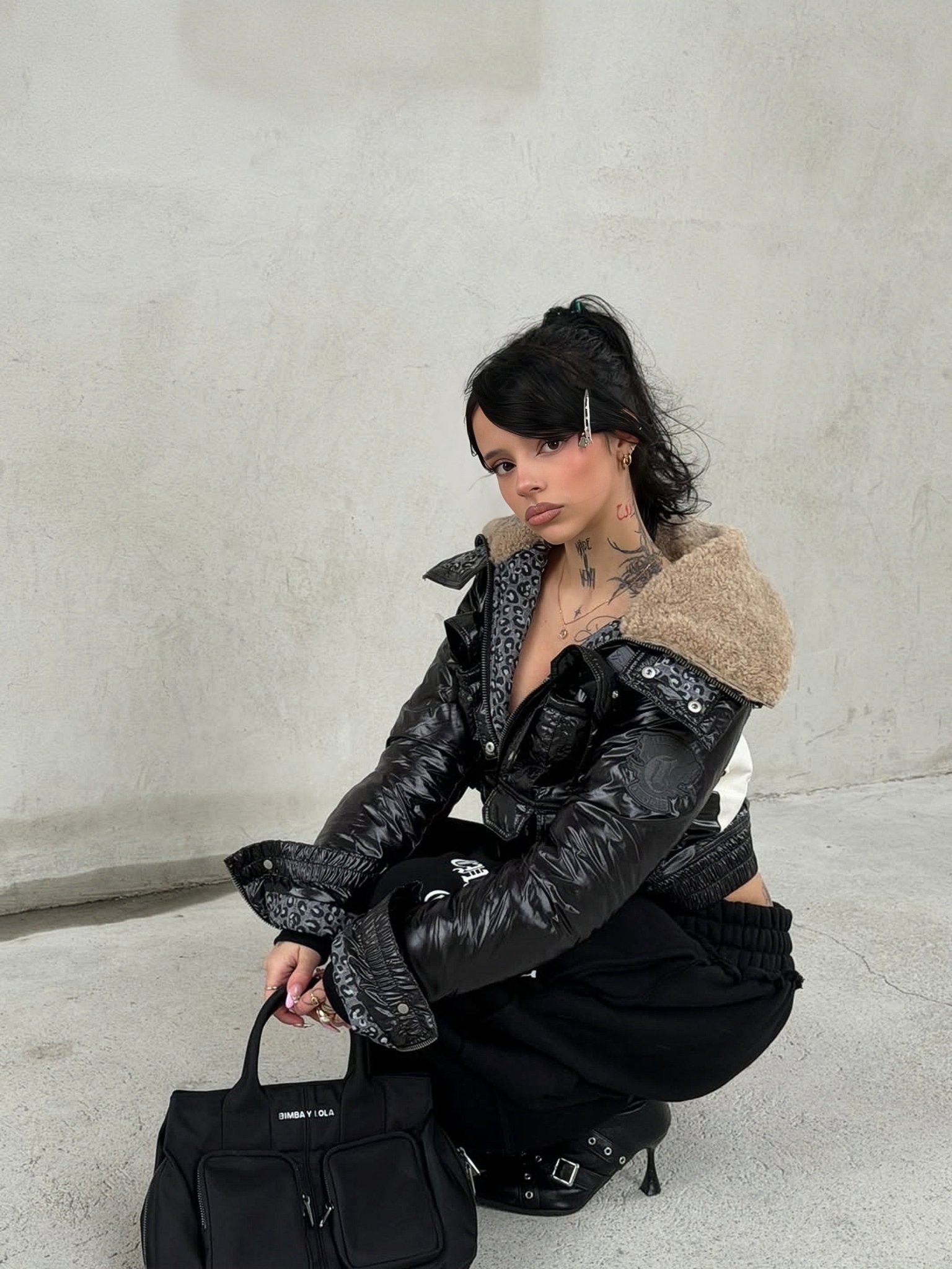 GRACE LAYER BAGGY SWEATPANTS - VOID - Prayers Avenu ​