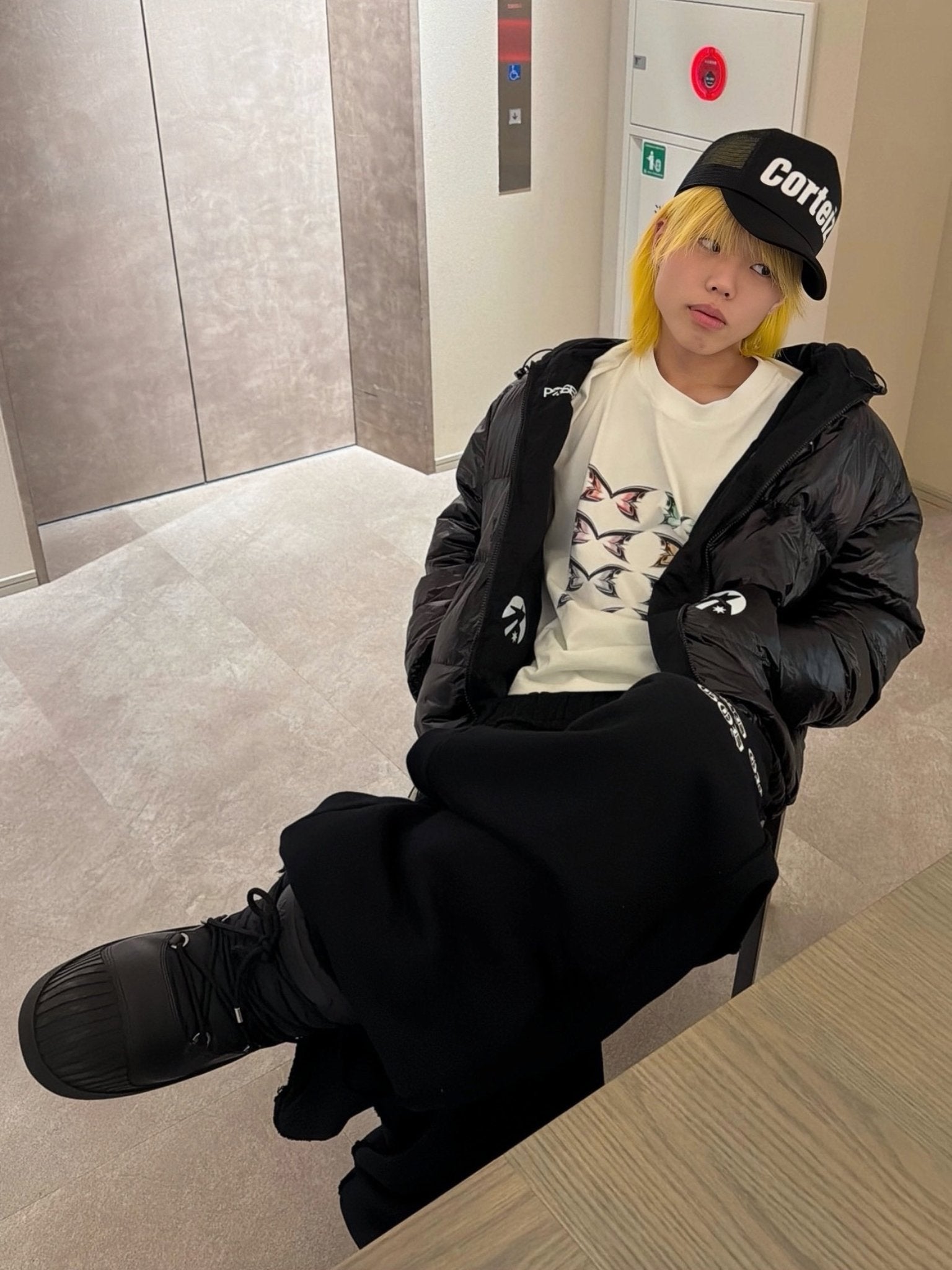 GRACE LAYER BAGGY SWEATPANTS - VOID - Prayers Avenu ​