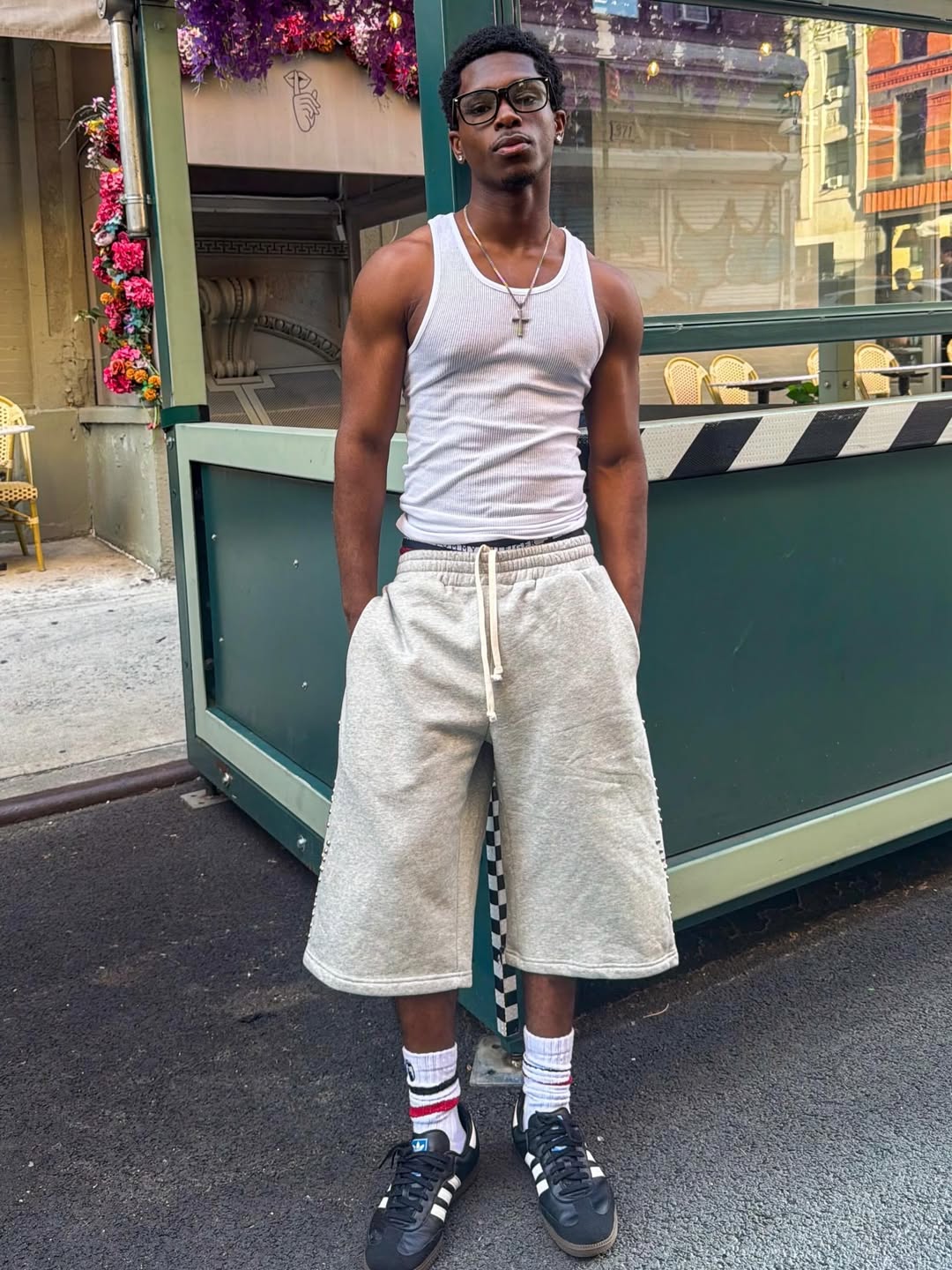 YHWH BAGGY SWEATSHORTS - Prayers Avenu ​