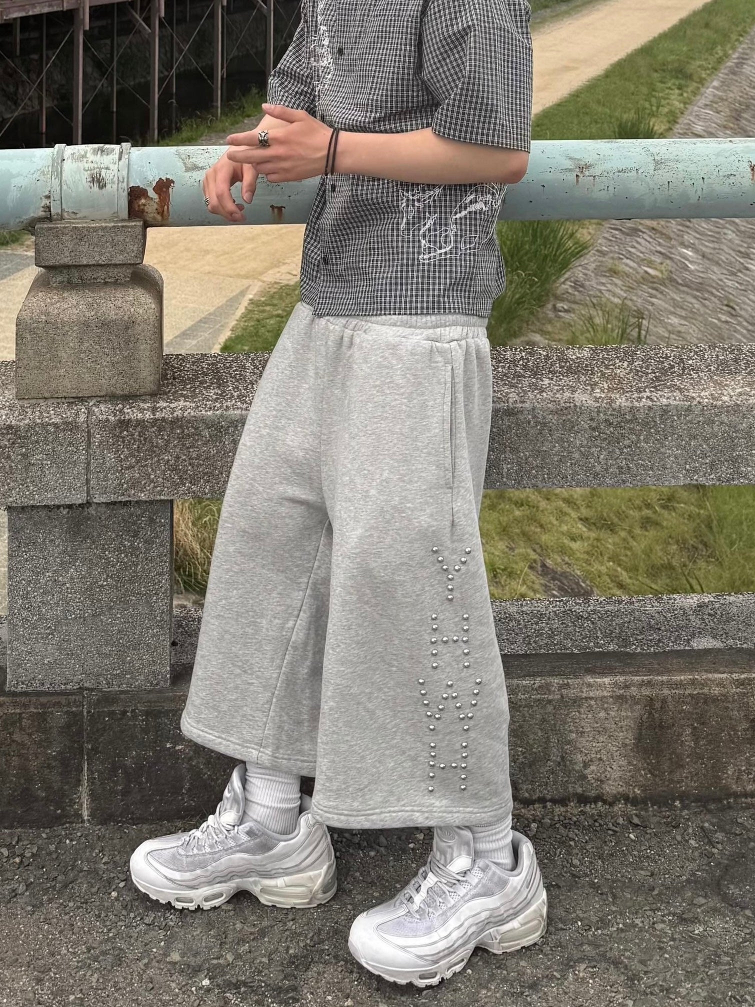 YHWH BAGGY SWEATSHORTS - Prayers Avenu ​