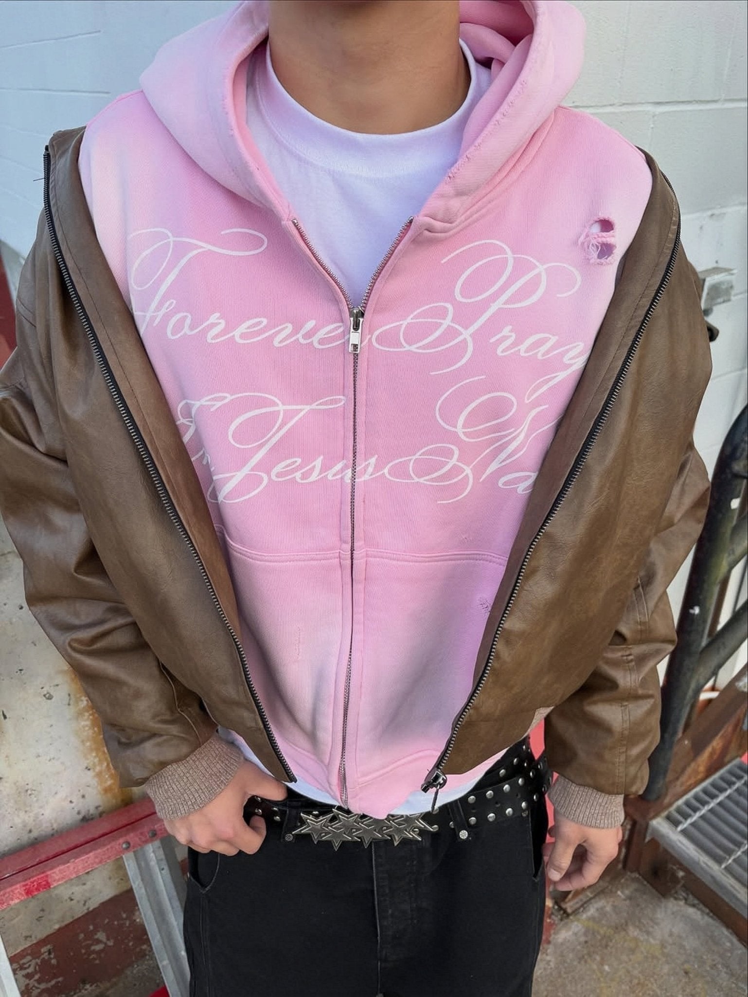 JESUS TIME ZIP UP - BLOSSOM - Prayers Avenu ​