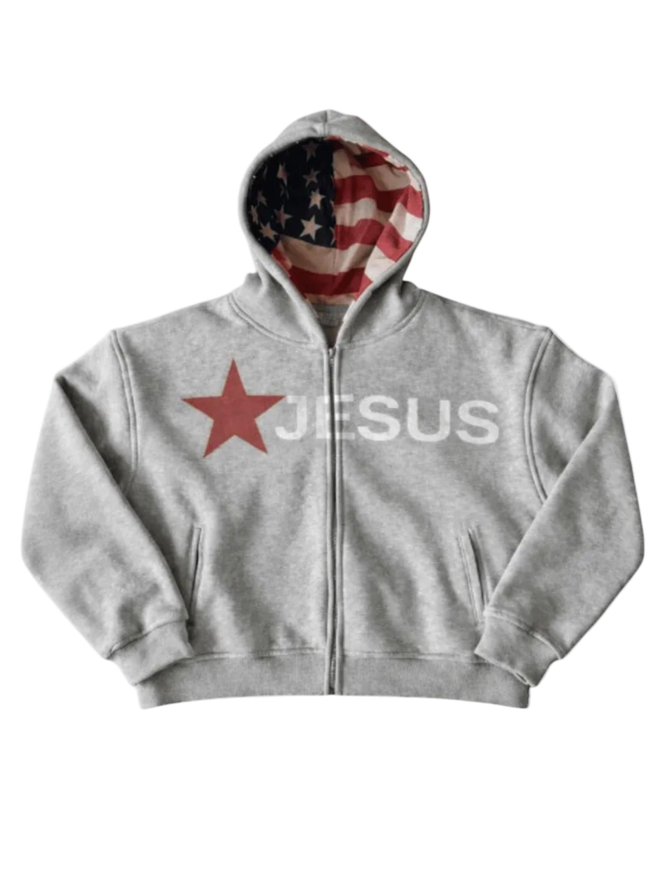 Prayersavenu ジップフーディー JESUS TIME ZIP UP - ARCTIC – Prayers Avenu ​