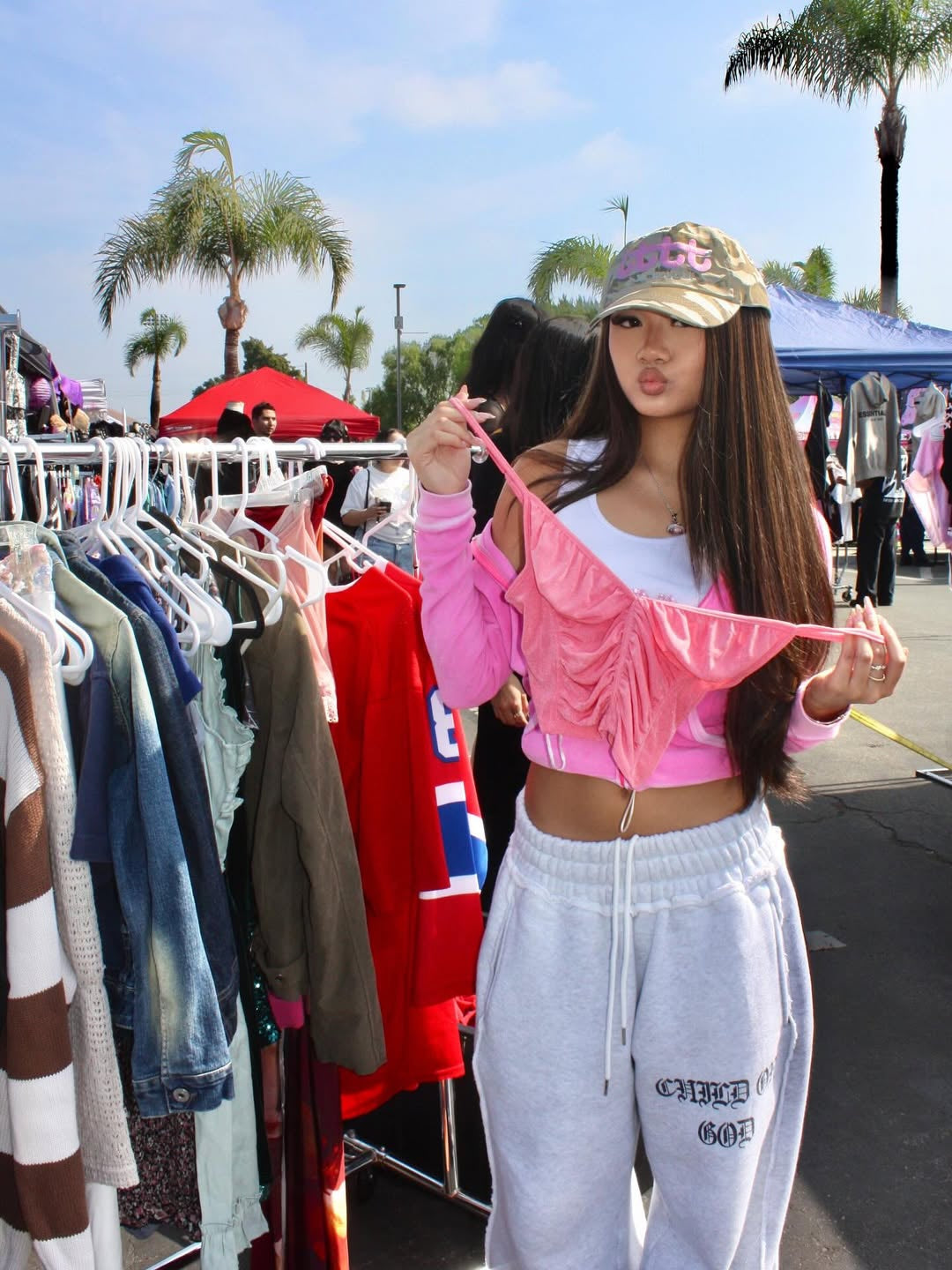 GRACE LAYER BAGGY SWEATPANTS - Prayers Avenu ​