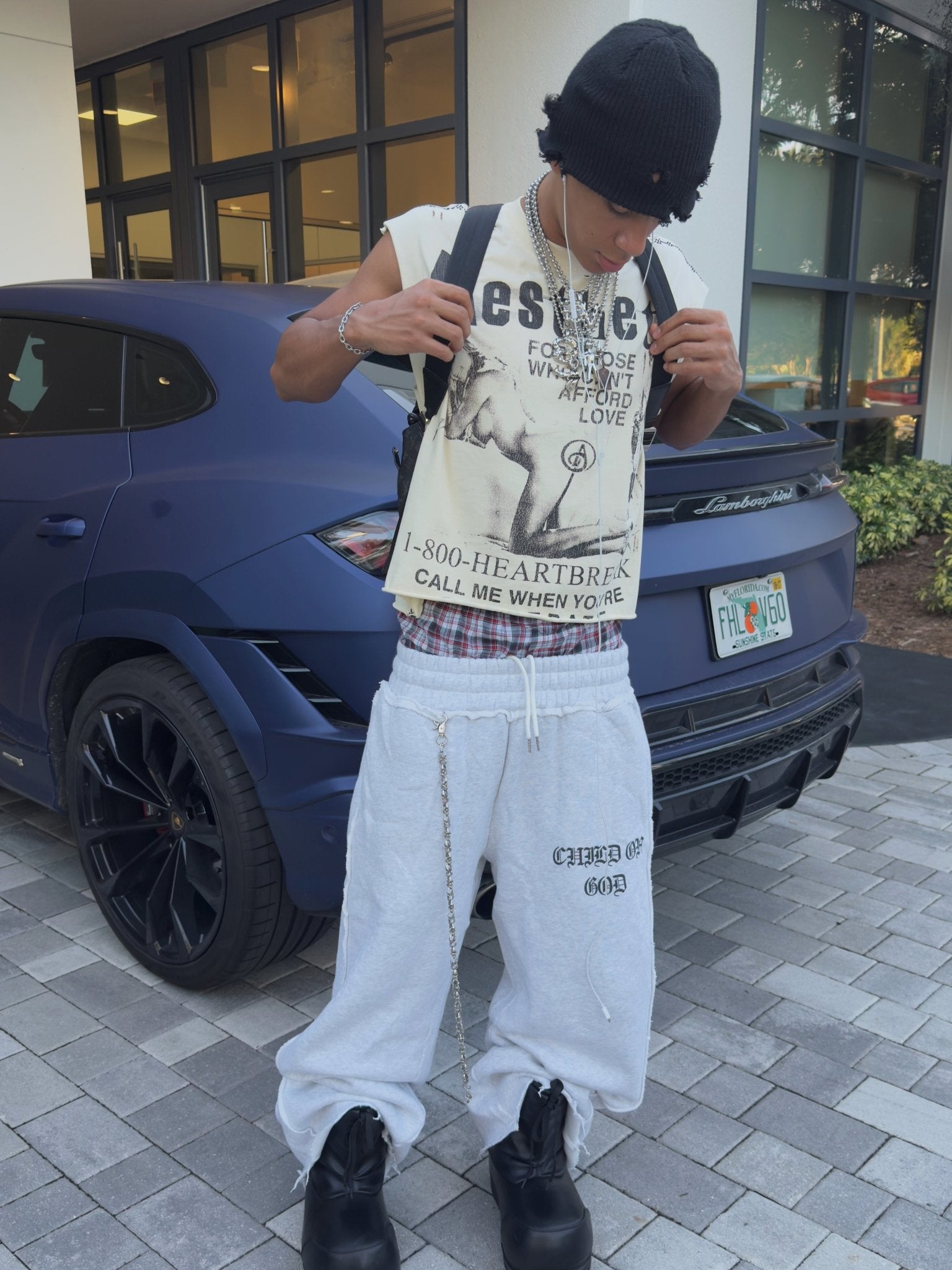 GRACE LAYER BAGGY SWEATPANTS - Prayers Avenu ​