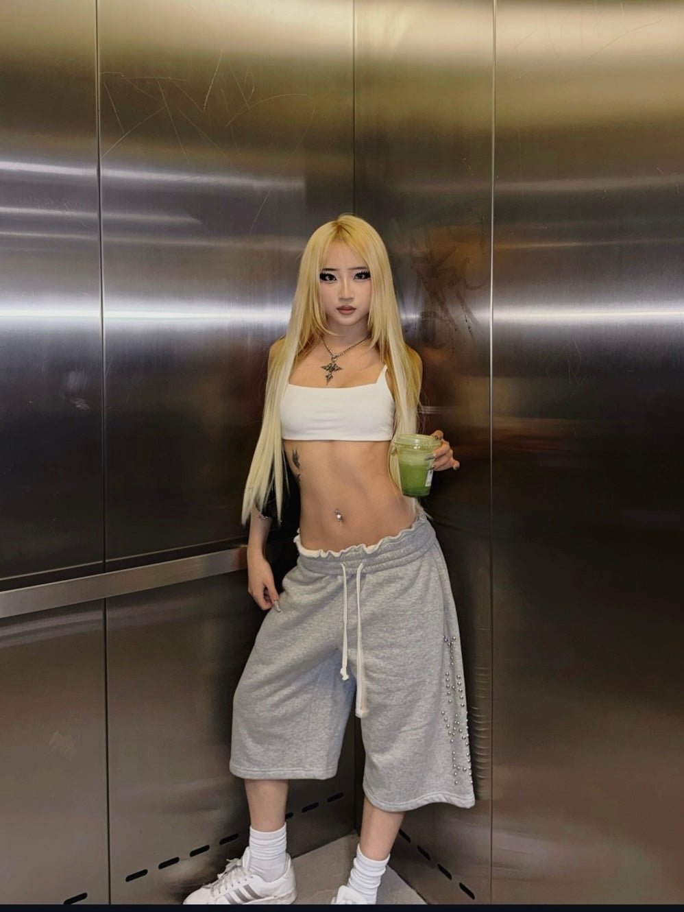 YHWH BAGGY SWEATSHORTS - Prayers Avenu ​