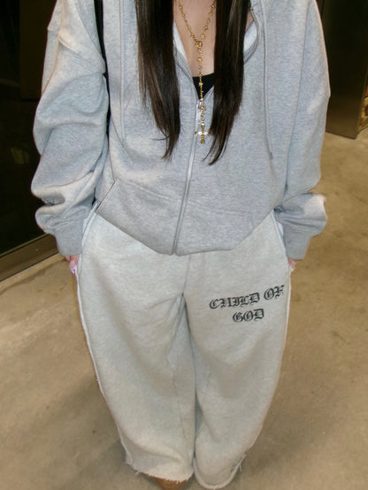 GRACE LAYER BAGGY SWEATPANTS - Prayers Avenu ​