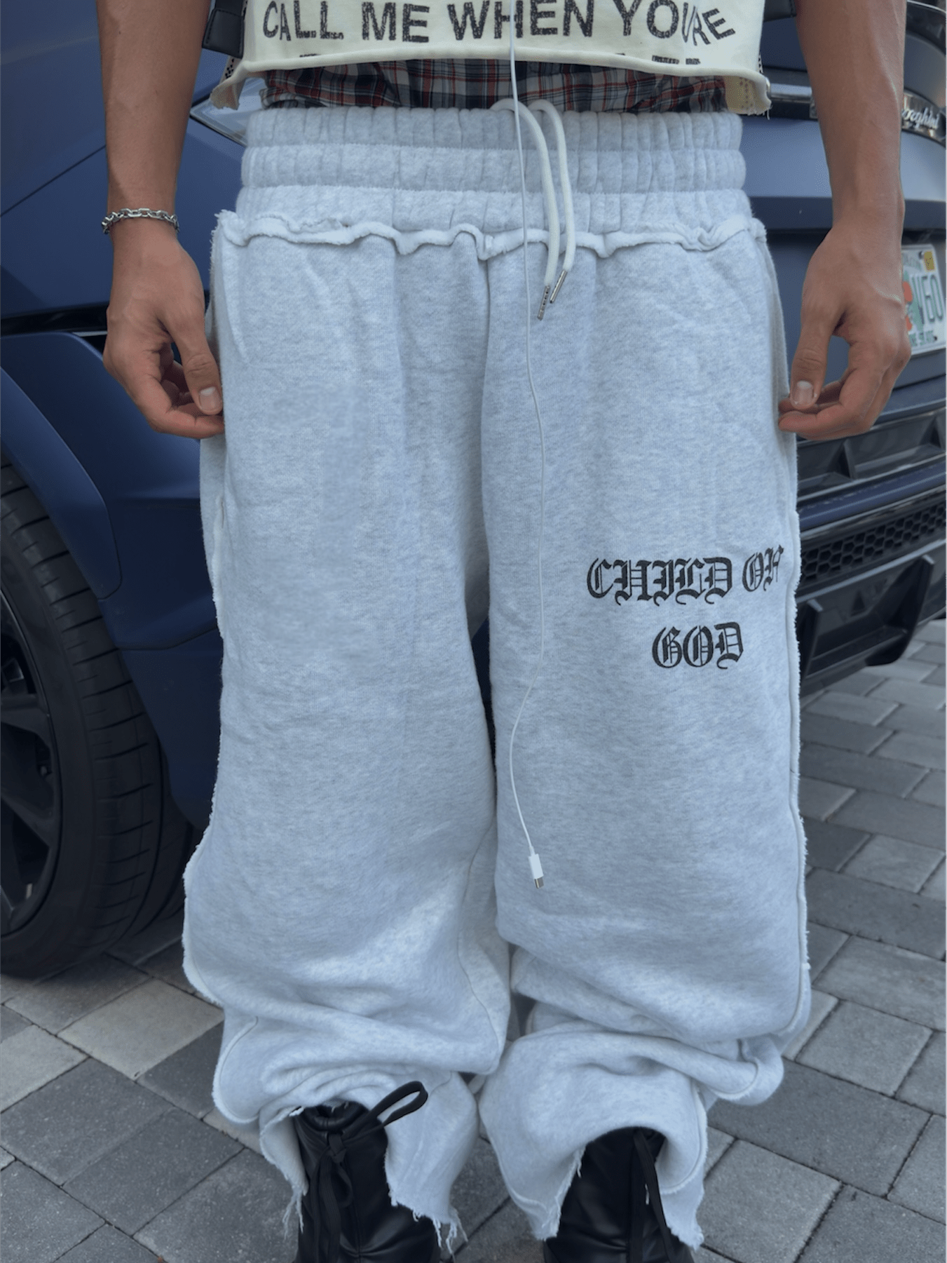 GRACE LAYER BAGGY SWEATPANTS - Prayers Avenu ​