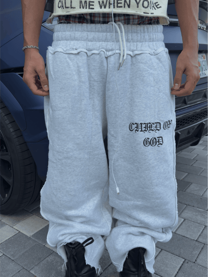 GRACE LAYER BAGGY SWEATPANTS - Prayers Avenu ​