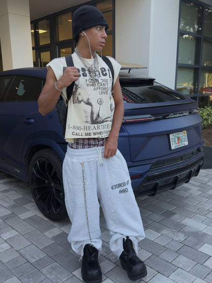 GRACE LAYER BAGGY SWEATPANTS - Prayers Avenu ​