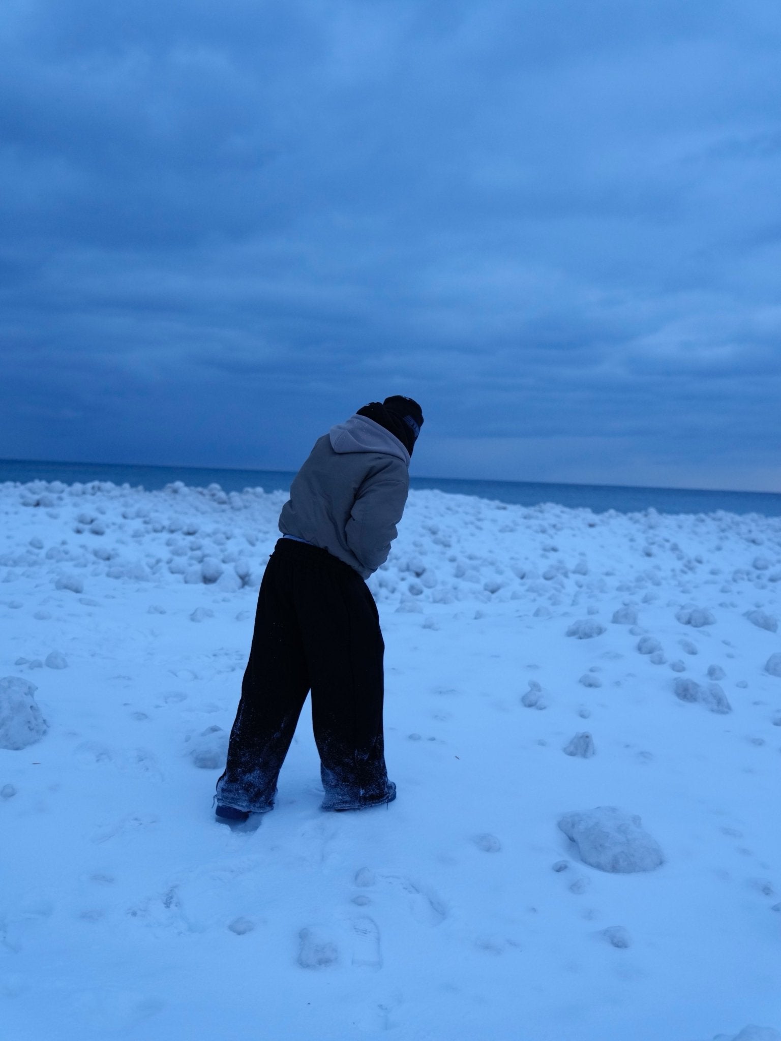 GRACE LAYER BAGGY SWEATPANTS - VOID - Prayers Avenu ​