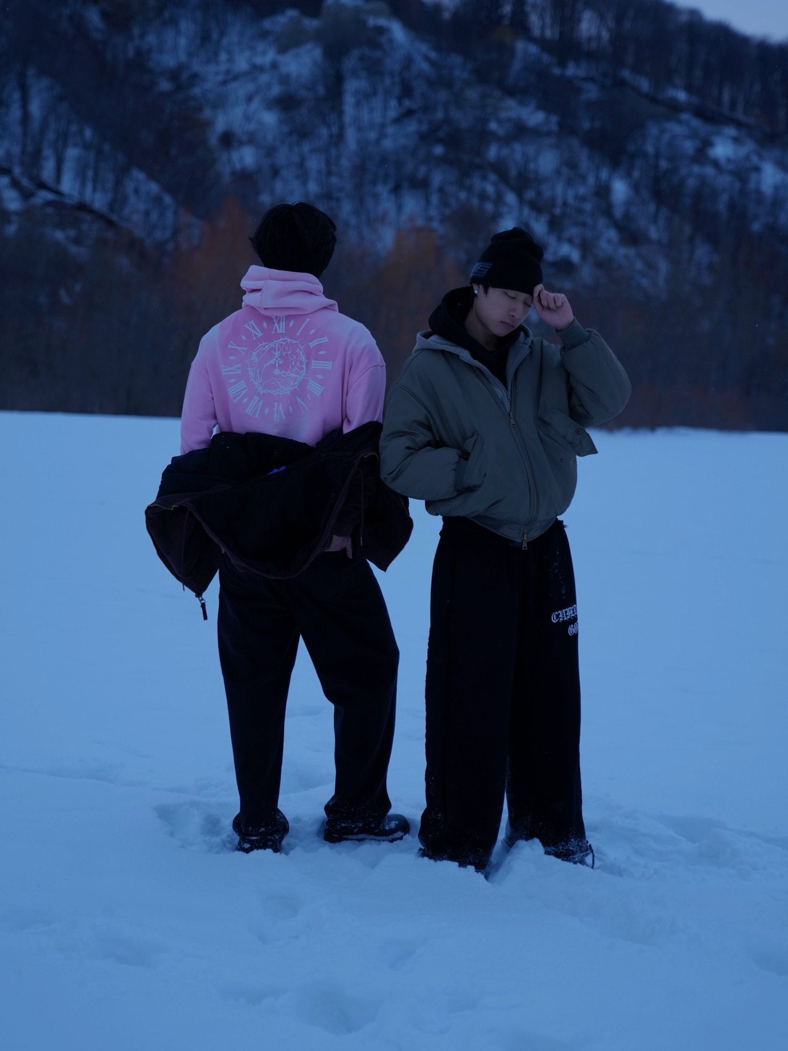 GRACE LAYER BAGGY SWEATPANTS - VOID - Prayers Avenu ​