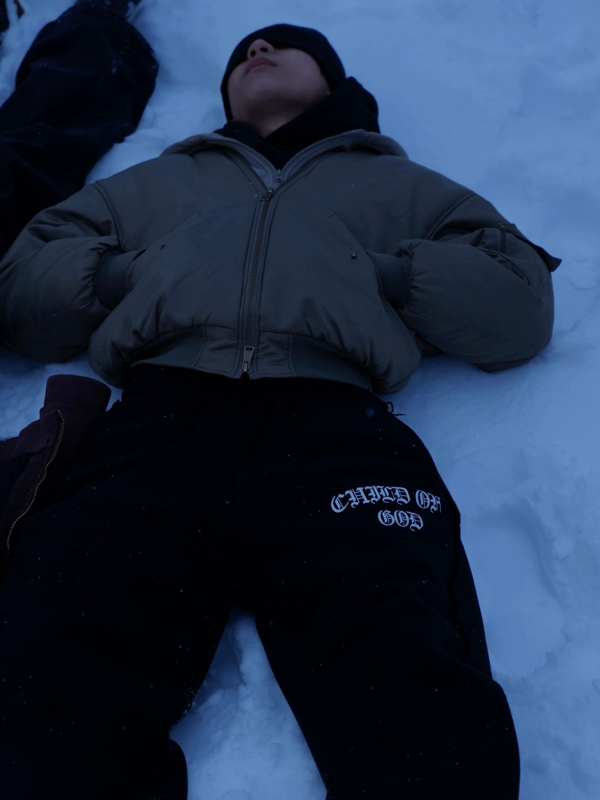 GRACE LAYER BAGGY SWEATPANTS - VOID - Prayers Avenu ​