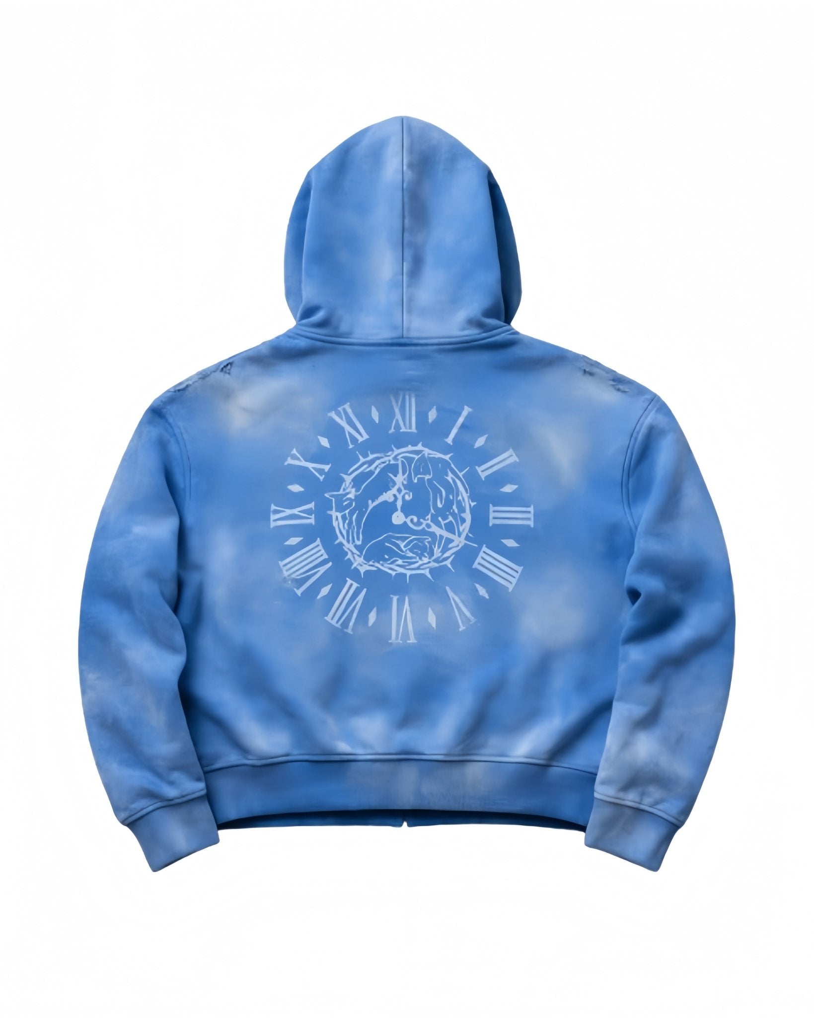 Prayersavenu ジップフーディー JESUS TIME ZIP UP - ARCTIC – Prayers Avenu ​