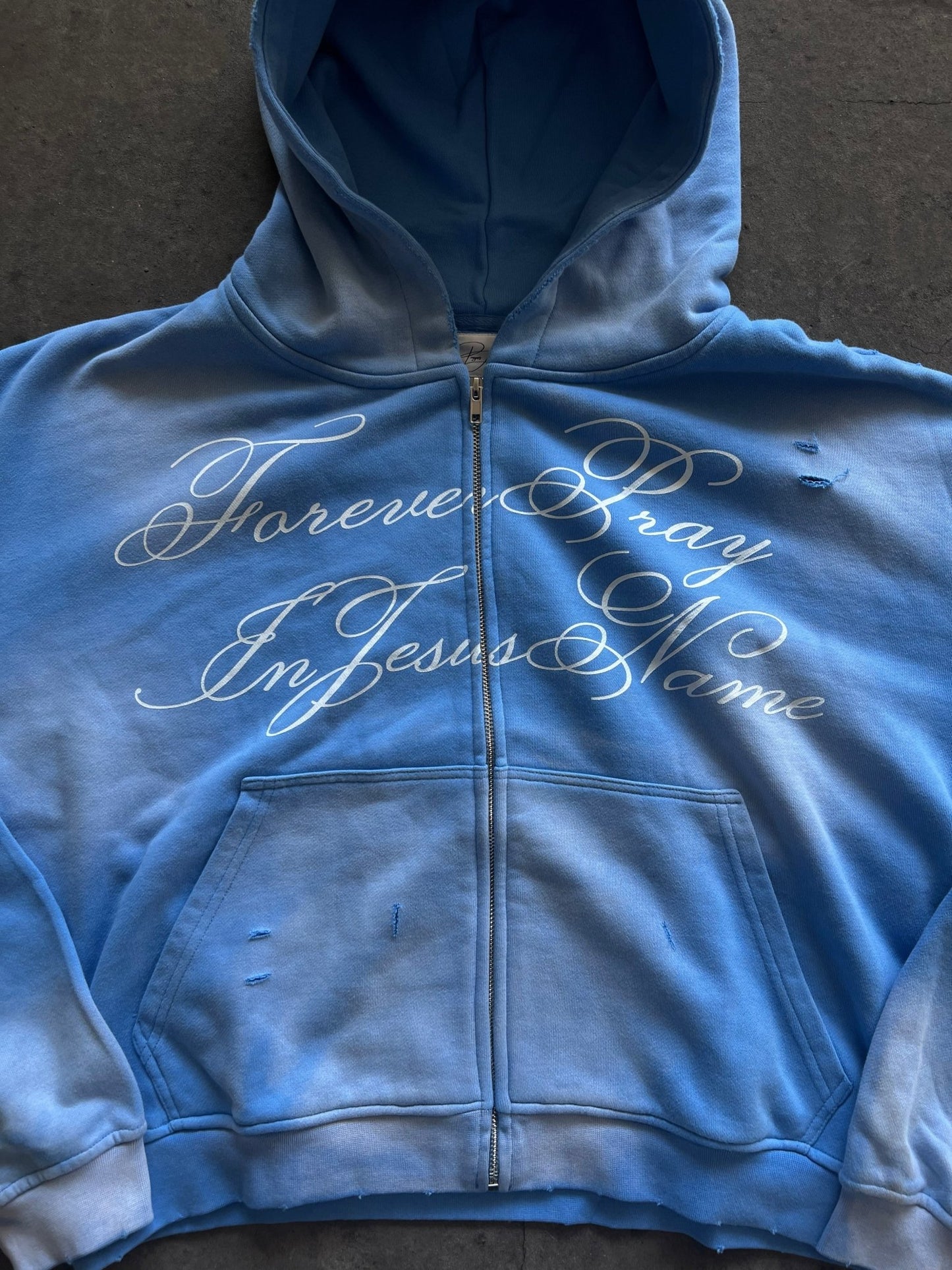 "JESUS TIME" ZIP HOODIE - Prayers Avenu ​