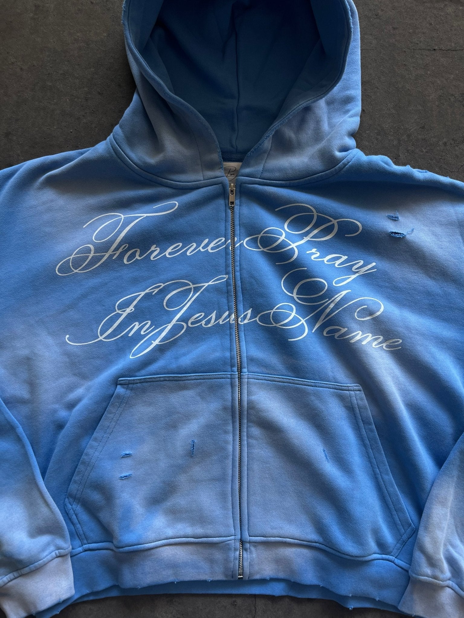 "JESUS TIME" ZIP HOODIE - Prayers Avenu ​