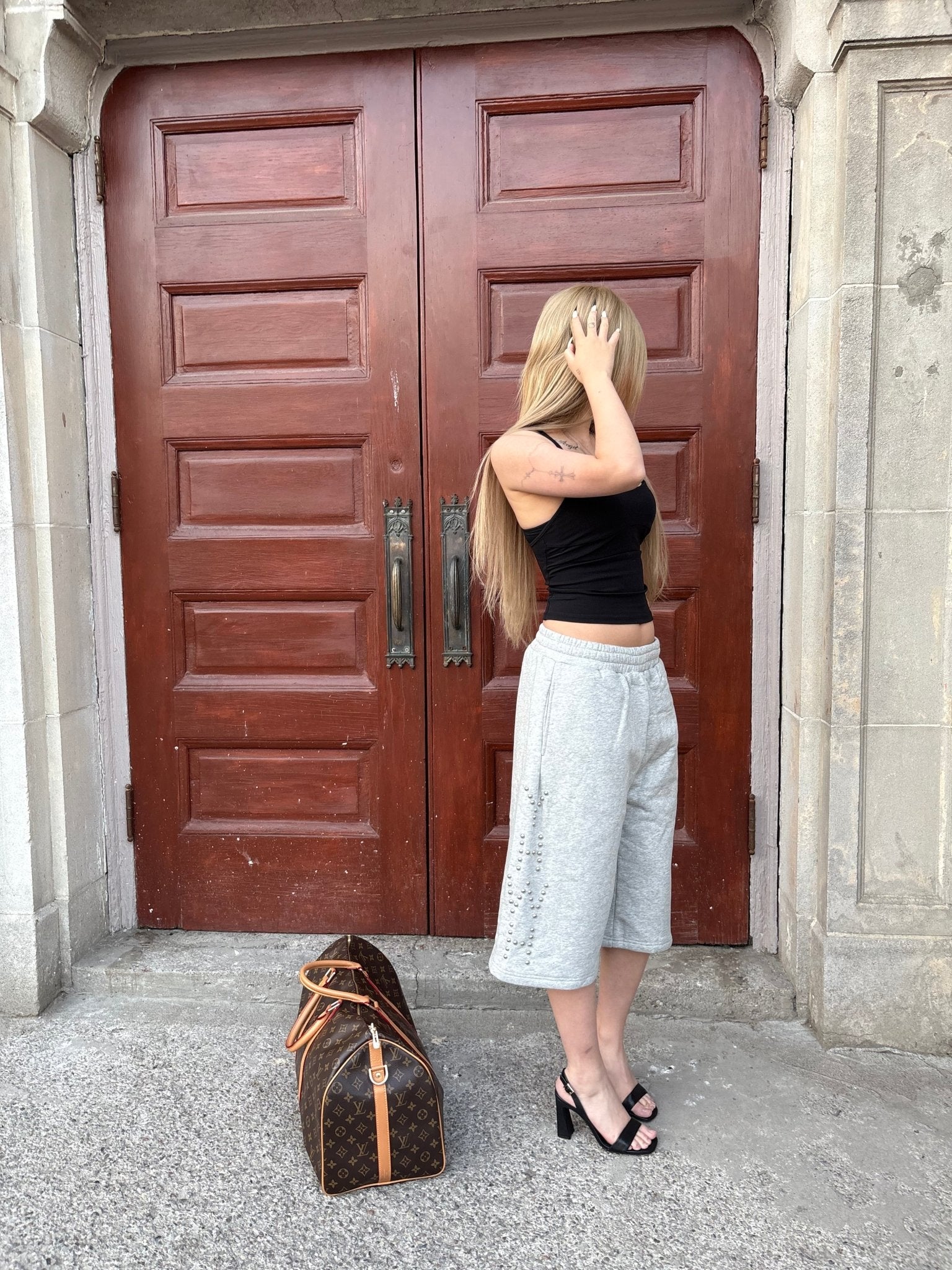 YHWH BAGGY SWEATSHORTS - Prayers Avenu ​