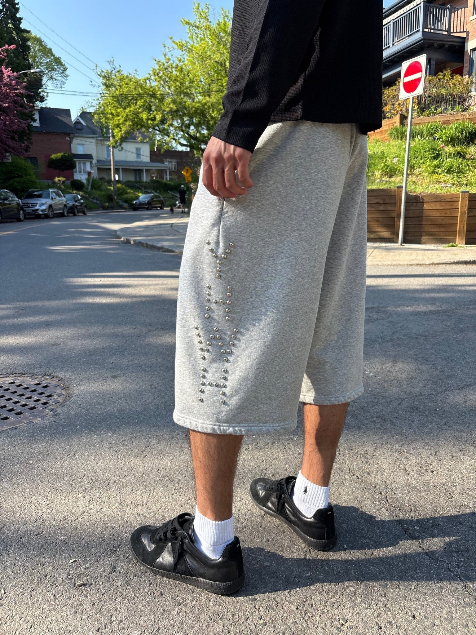 YHWH BAGGY SWEATSHORTS - Prayers Avenu ​
