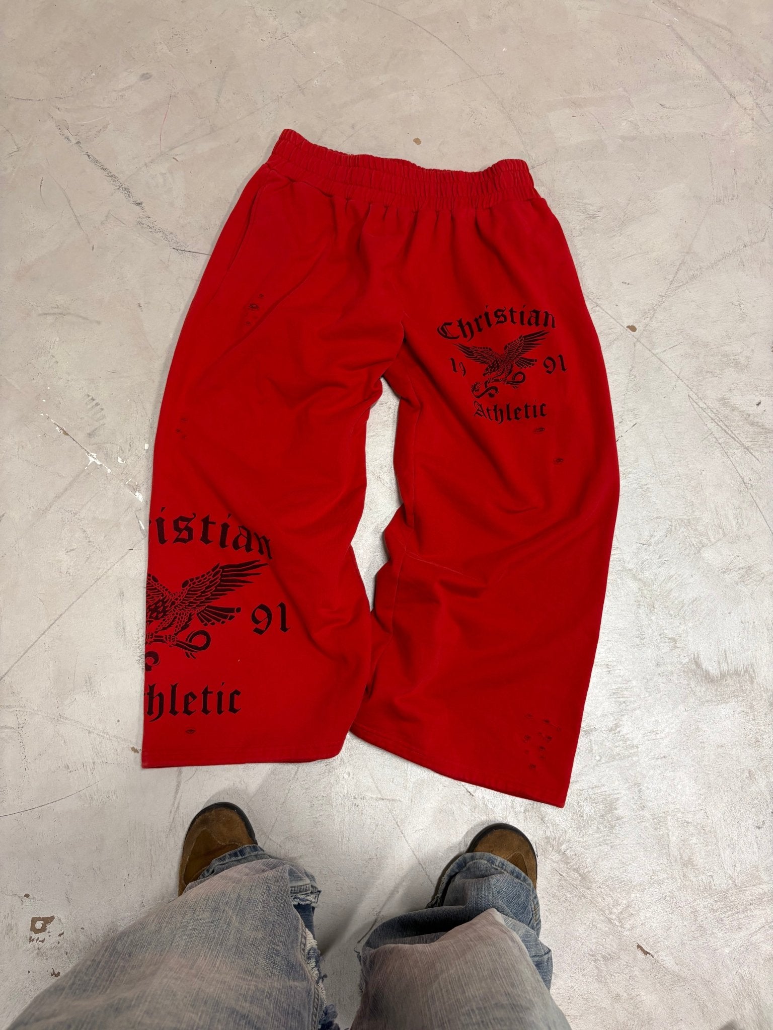 FIRE SPIRIT BAGGY SWEATPANTS - Prayers Avenu ​