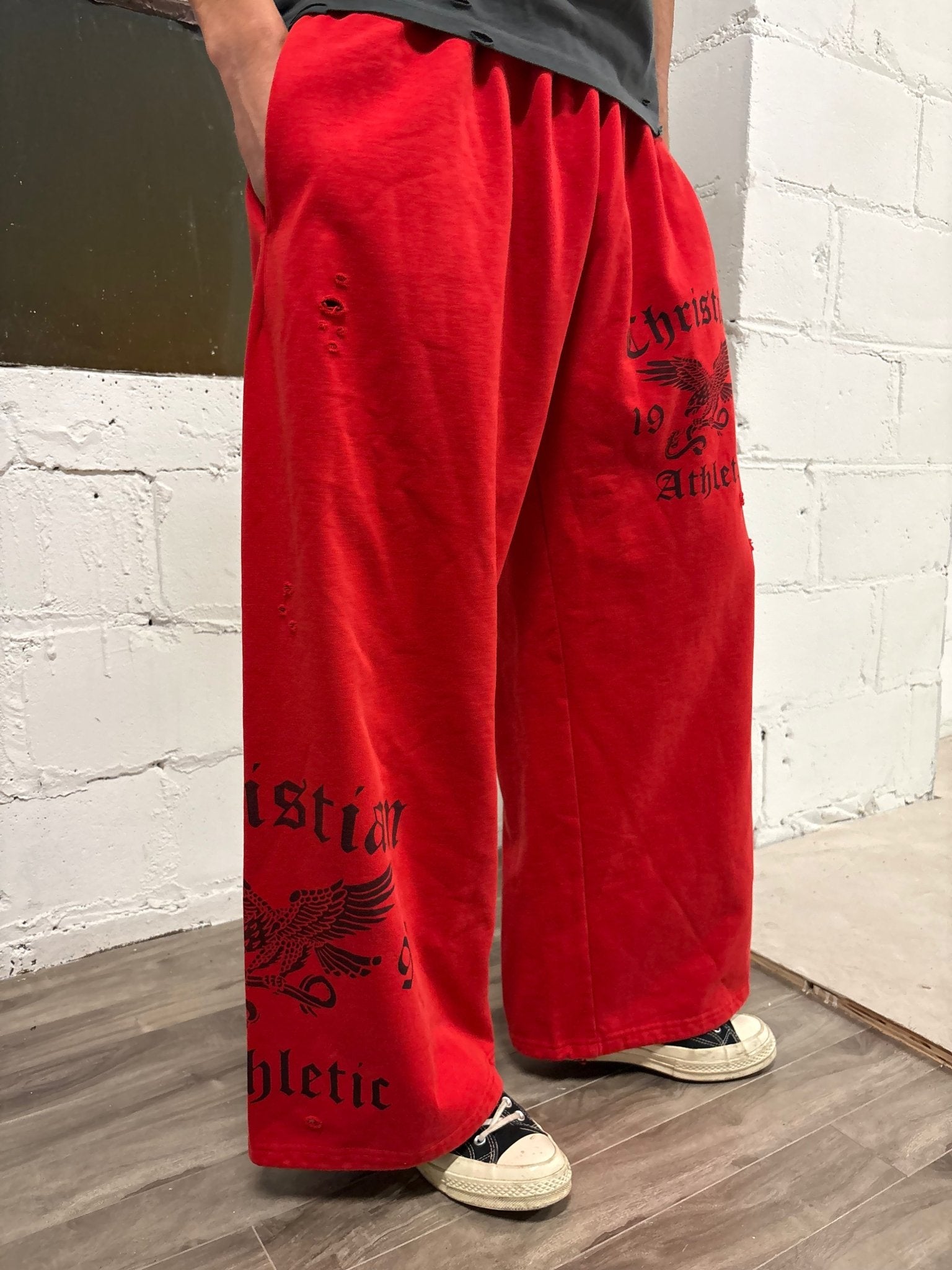 FIRE SPIRIT BAGGY SWEATPANTS - Prayers Avenu ​