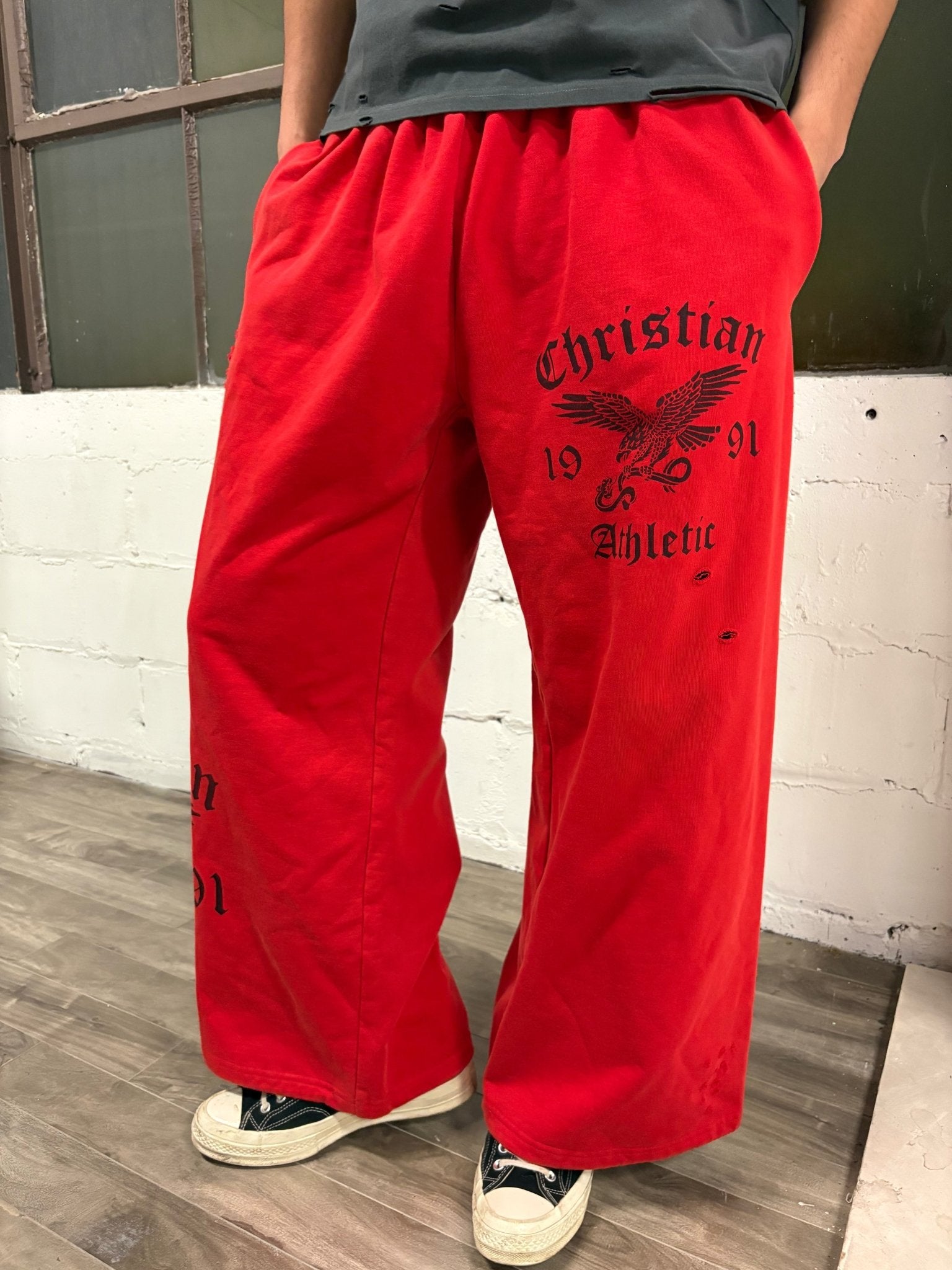 FIRE SPIRIT BAGGY SWEATPANTS - Prayers Avenu ​