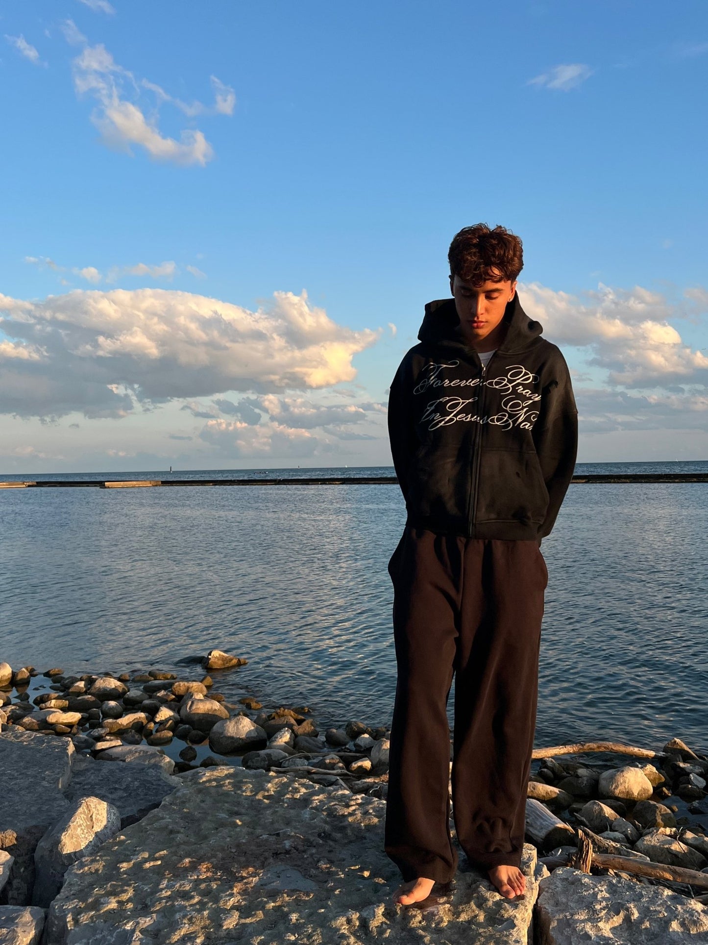 "JESUS TIME" ZIP HOODIE - Prayers Avenu ​