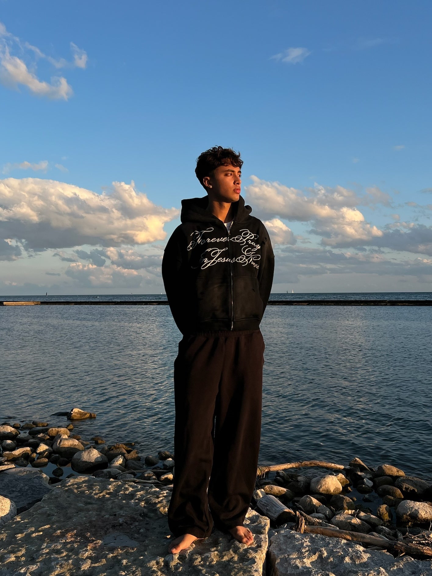 "JESUS TIME" ZIP HOODIE - Prayers Avenu ​