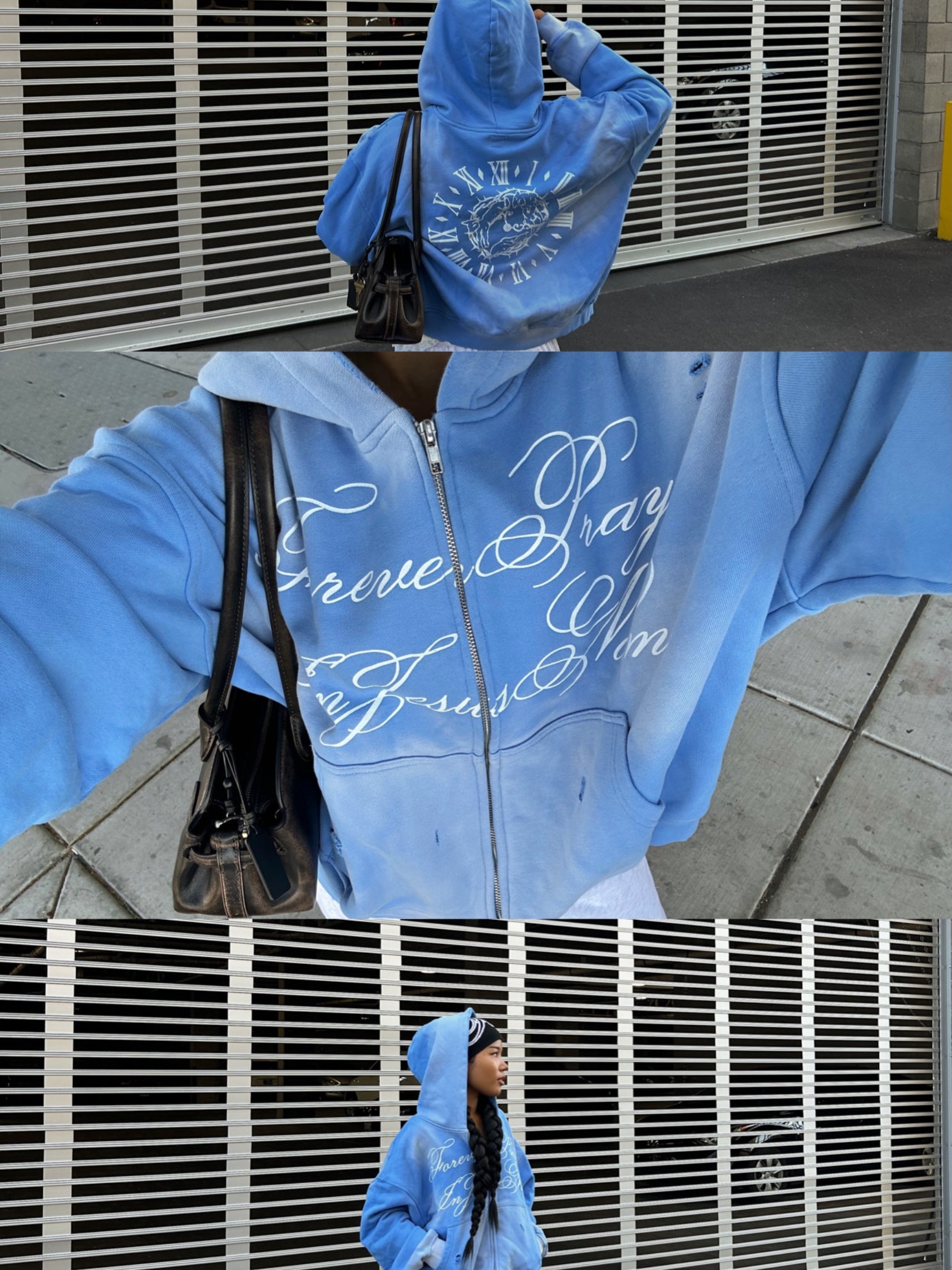 JESUS TIME ZIP HOODIE - Prayers Avenu ​