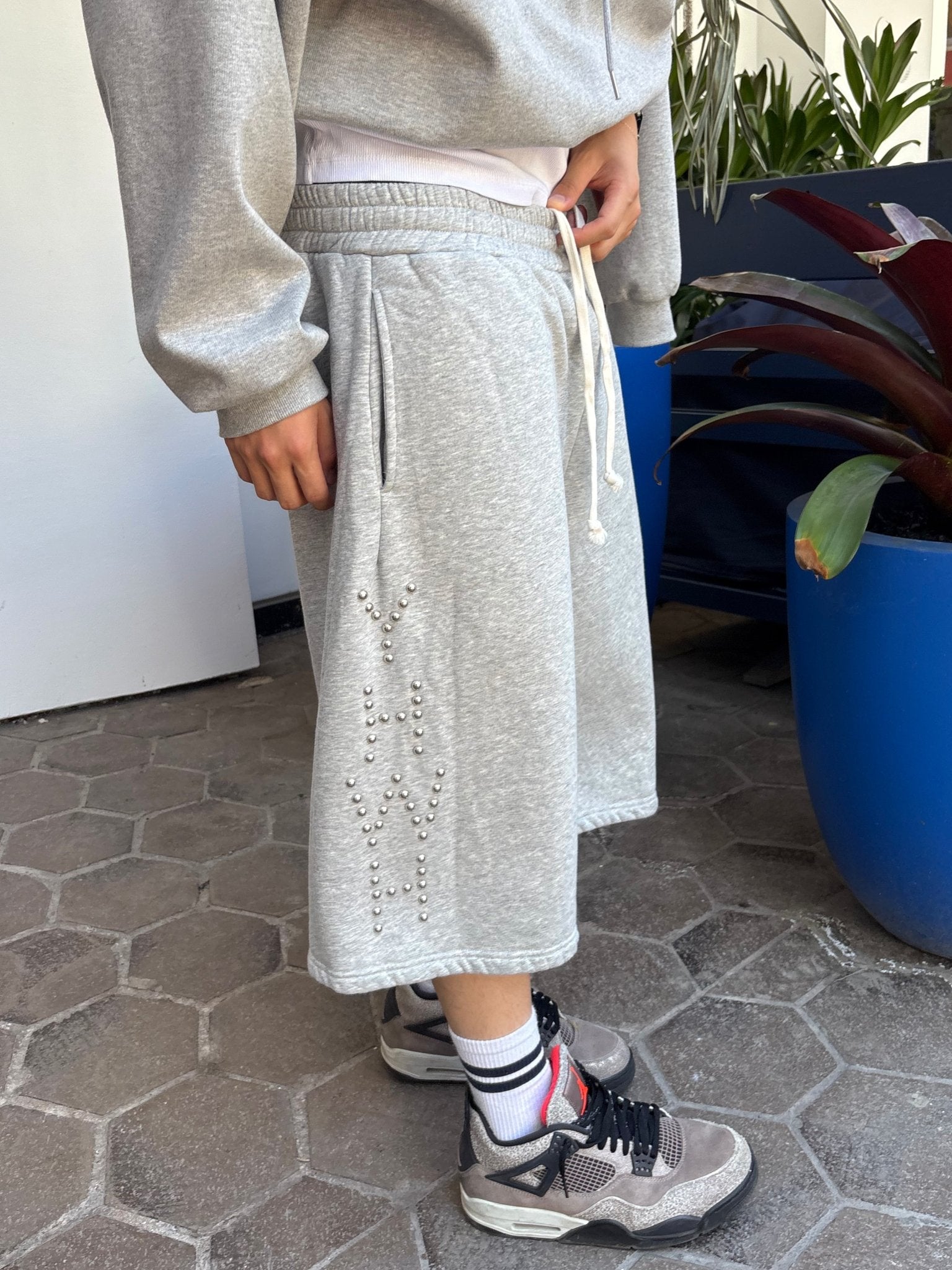 YHWH BAGGY SWEATSHORTS - Prayers Avenu ​