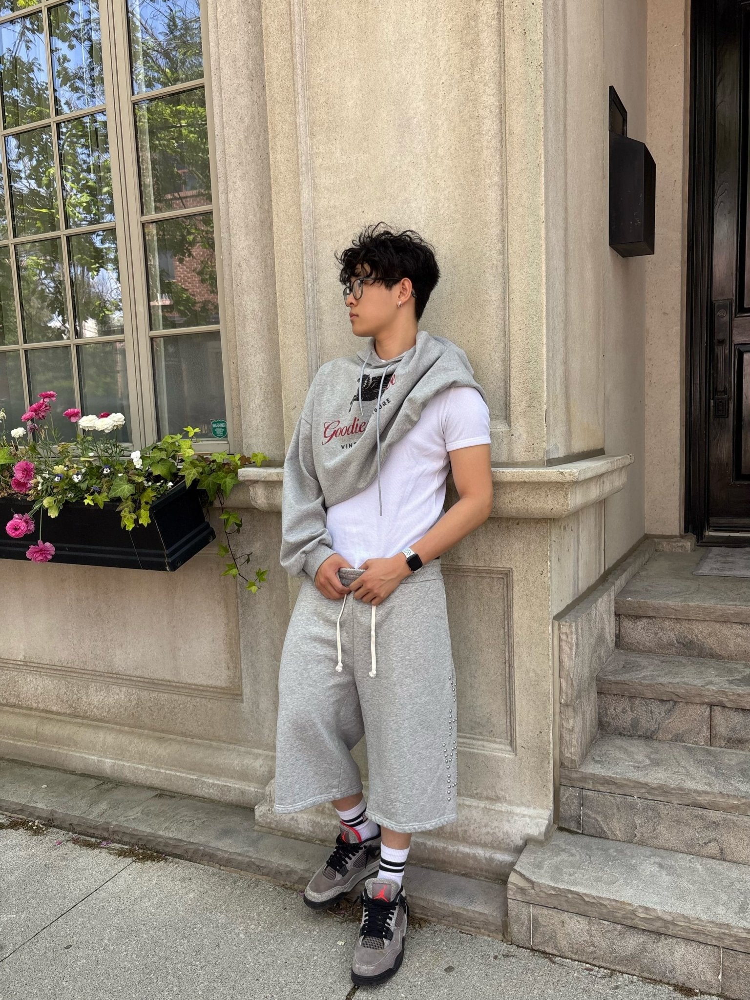 YHWH BAGGY SWEATSHORTS - Prayers Avenu ​
