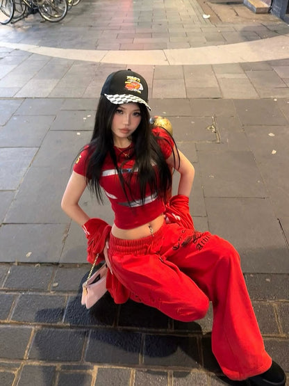 FIRE SPIRIT BAGGY SWEATPANTS