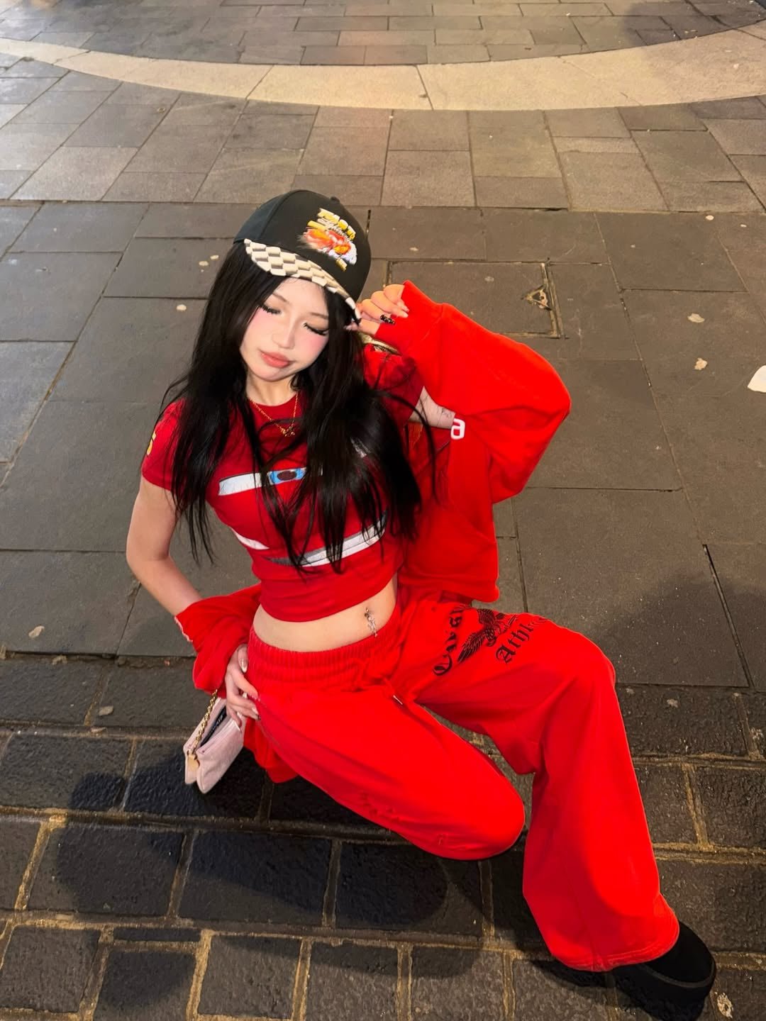 FIRE SPIRIT BAGGY SWEATPANTS