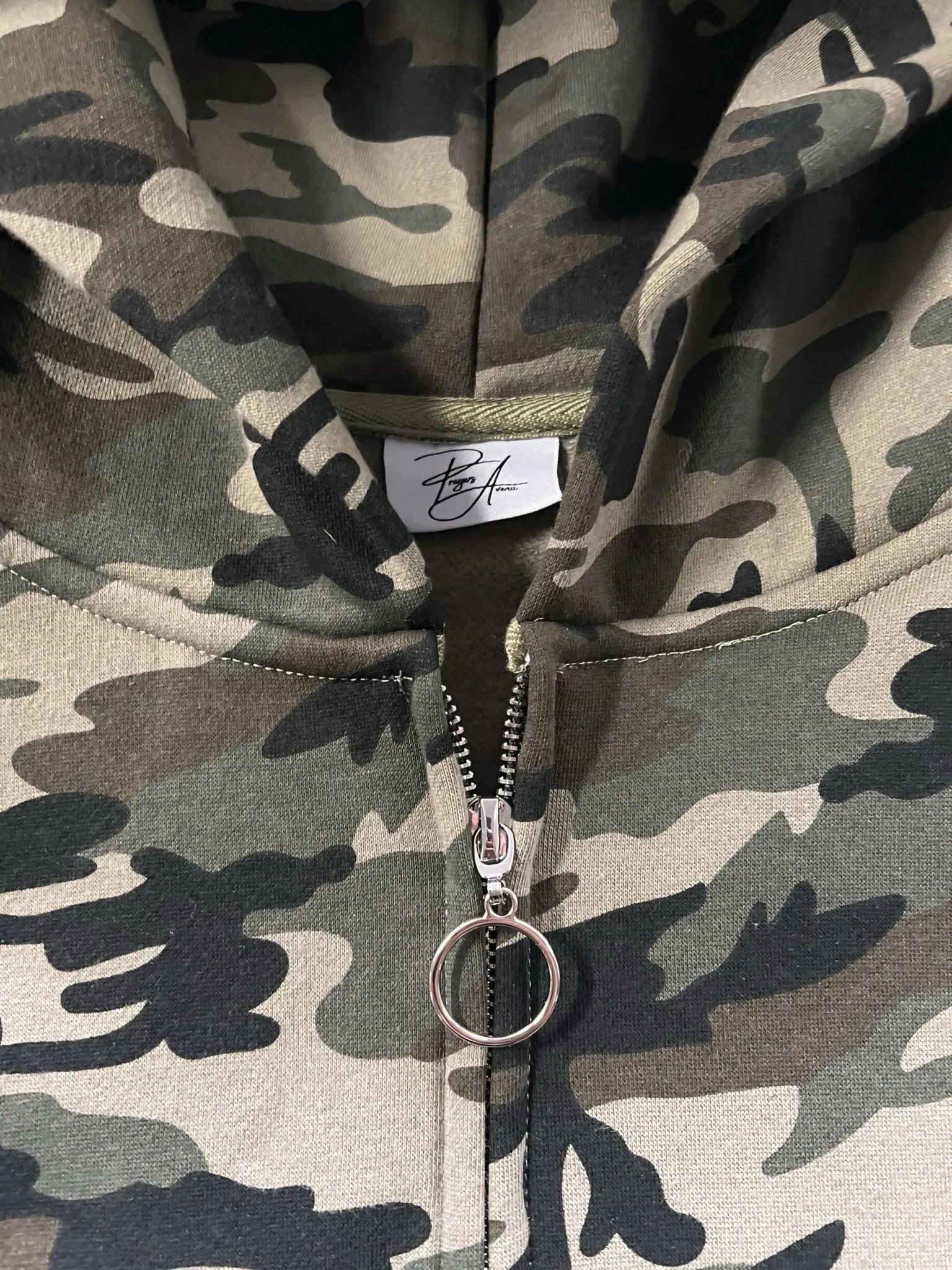 COVERED IN FAITH ZIP HOODIE - Prayers Avenu ​